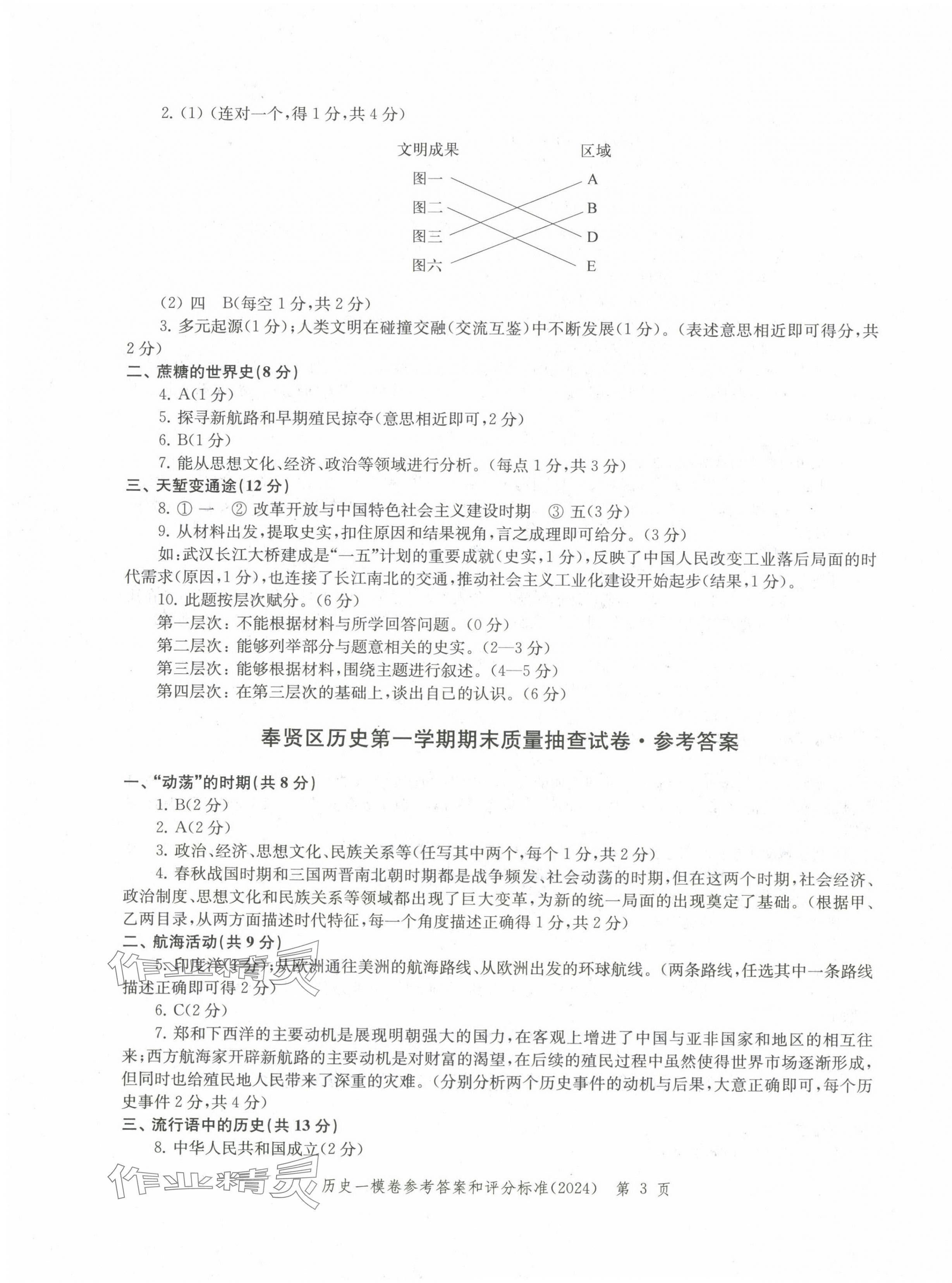 2025年文化课强化训练历史中考两年合订本2023~2024&nbsp;第3页