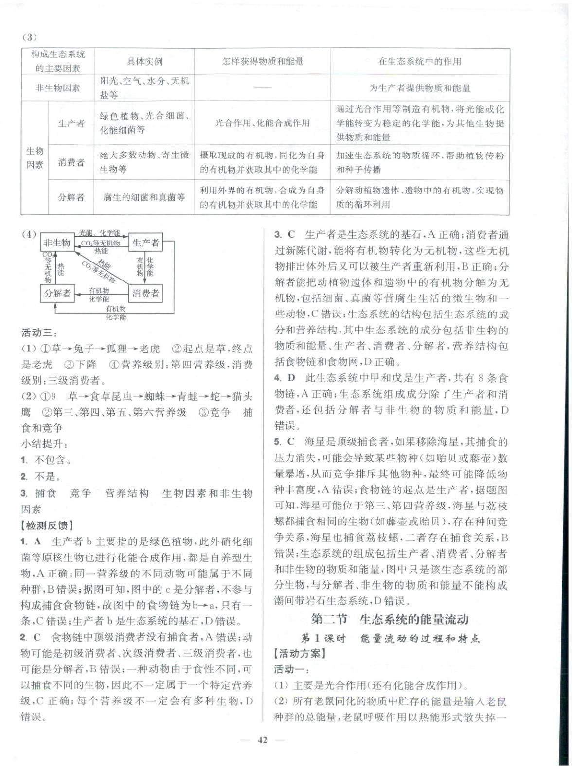 2025年活动单导学课程高中生物选择性必修第二册苏教版&nbsp;第10页