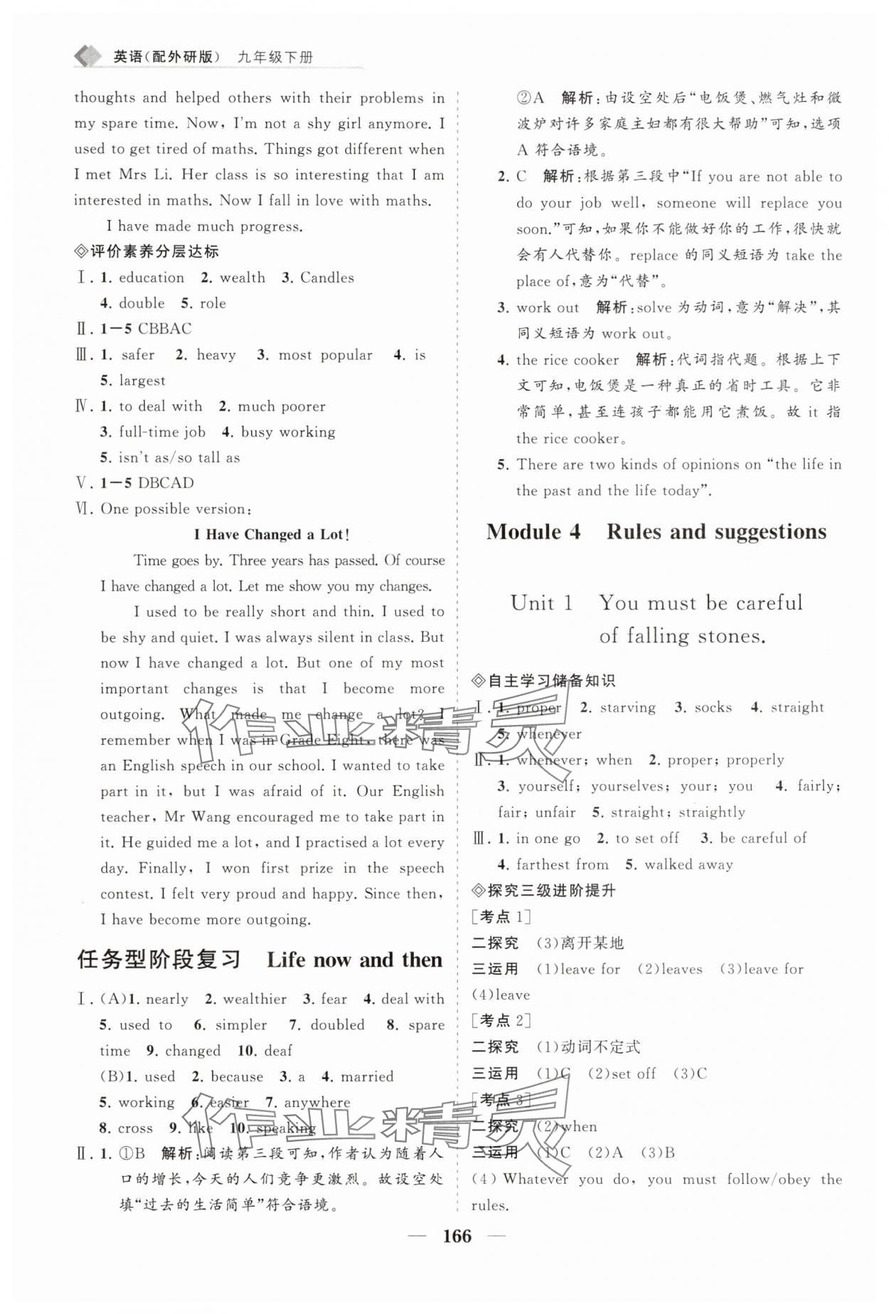 2025年新課程同步練習冊九年級英語下冊外研版 第10頁