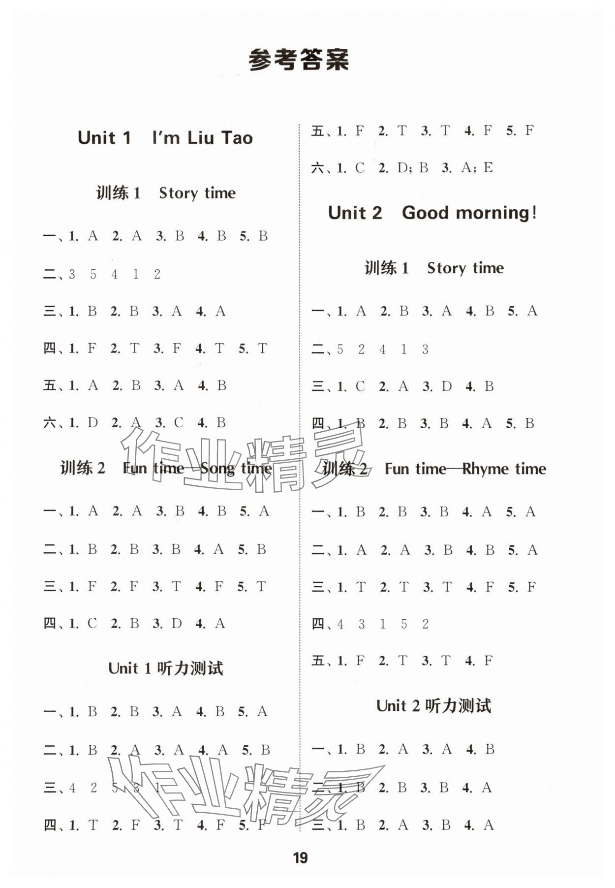 2025年通城學(xué)典小學(xué)英語(yǔ)聽(tīng)力能手一年級(jí)上冊(cè)譯林版 第1頁(yè)