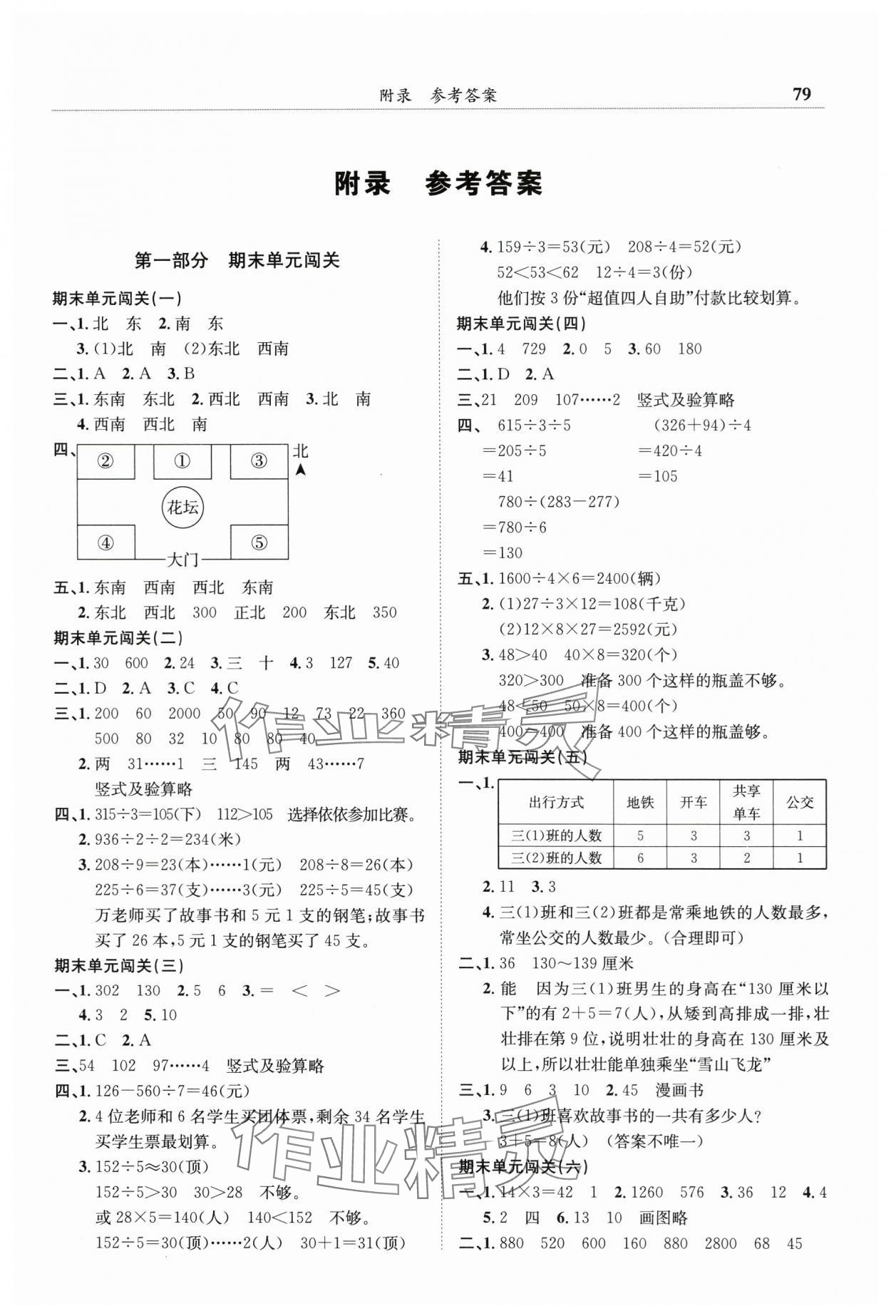 2025年黃岡小狀元滿分沖刺微測驗三年級數學下冊人教版 第1頁