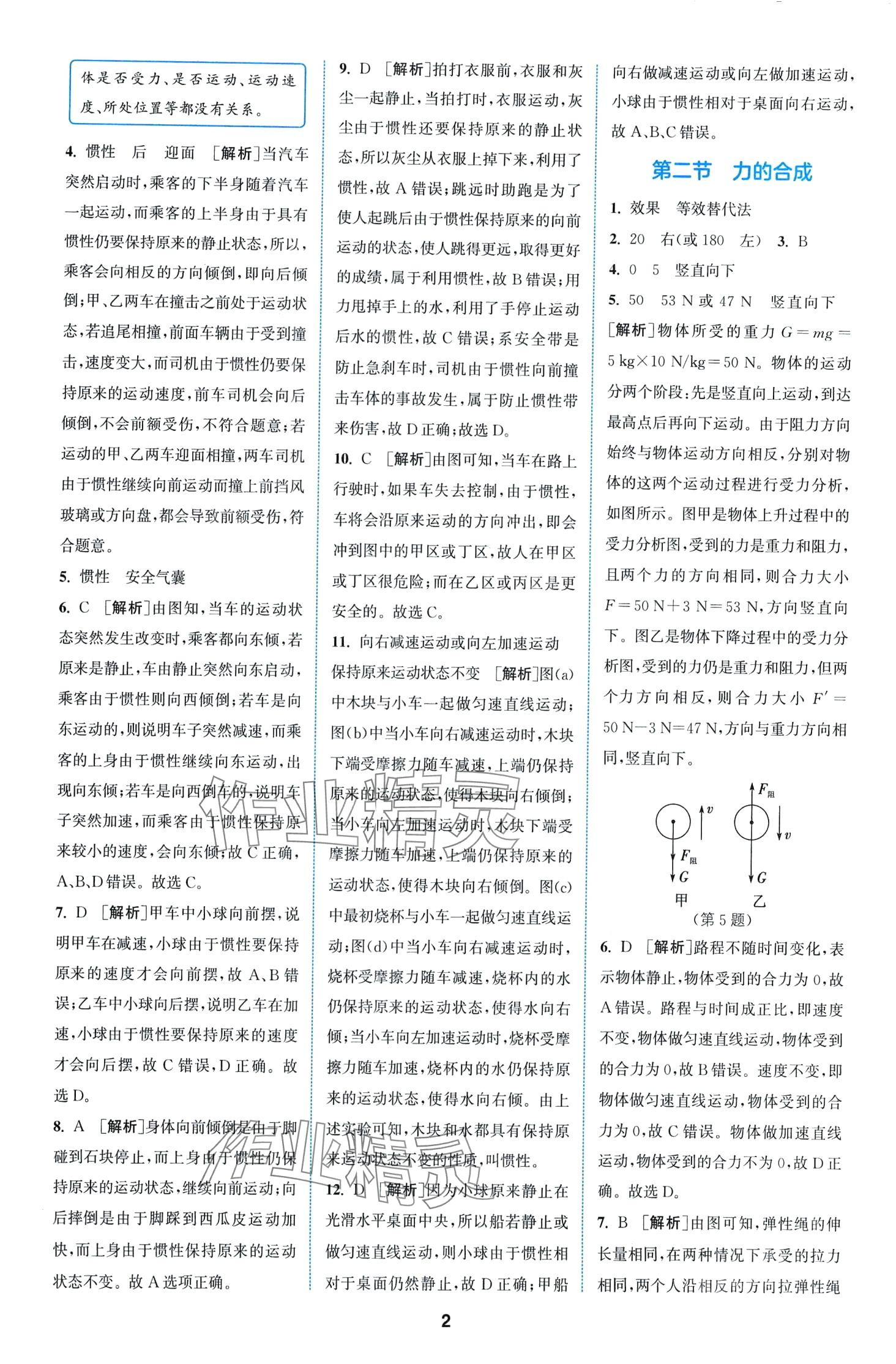 2024年拔尖特訓(xùn)八年級物理下冊滬科版 第2頁