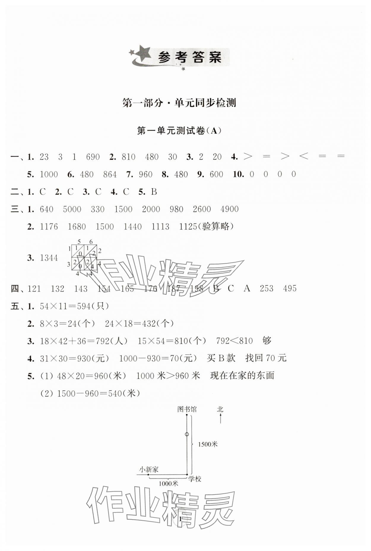 2024年通關(guān)提優(yōu)全能檢測卷三年級數(shù)學(xué)下冊蘇教版 第1頁