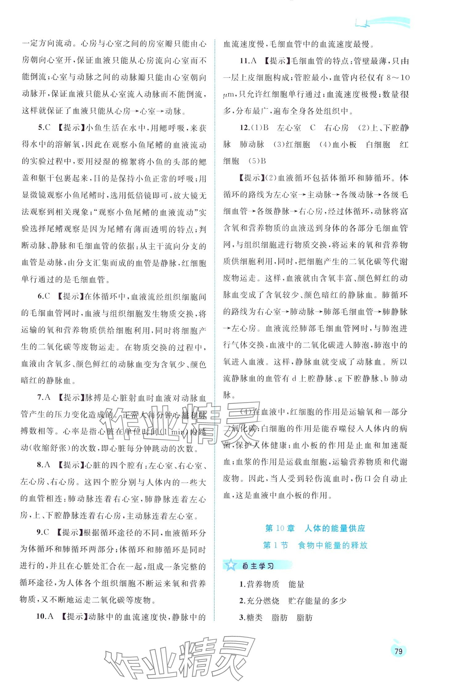 2024年新課程學(xué)習(xí)與測評同步學(xué)習(xí)七年級生物下冊北師大版 第4頁