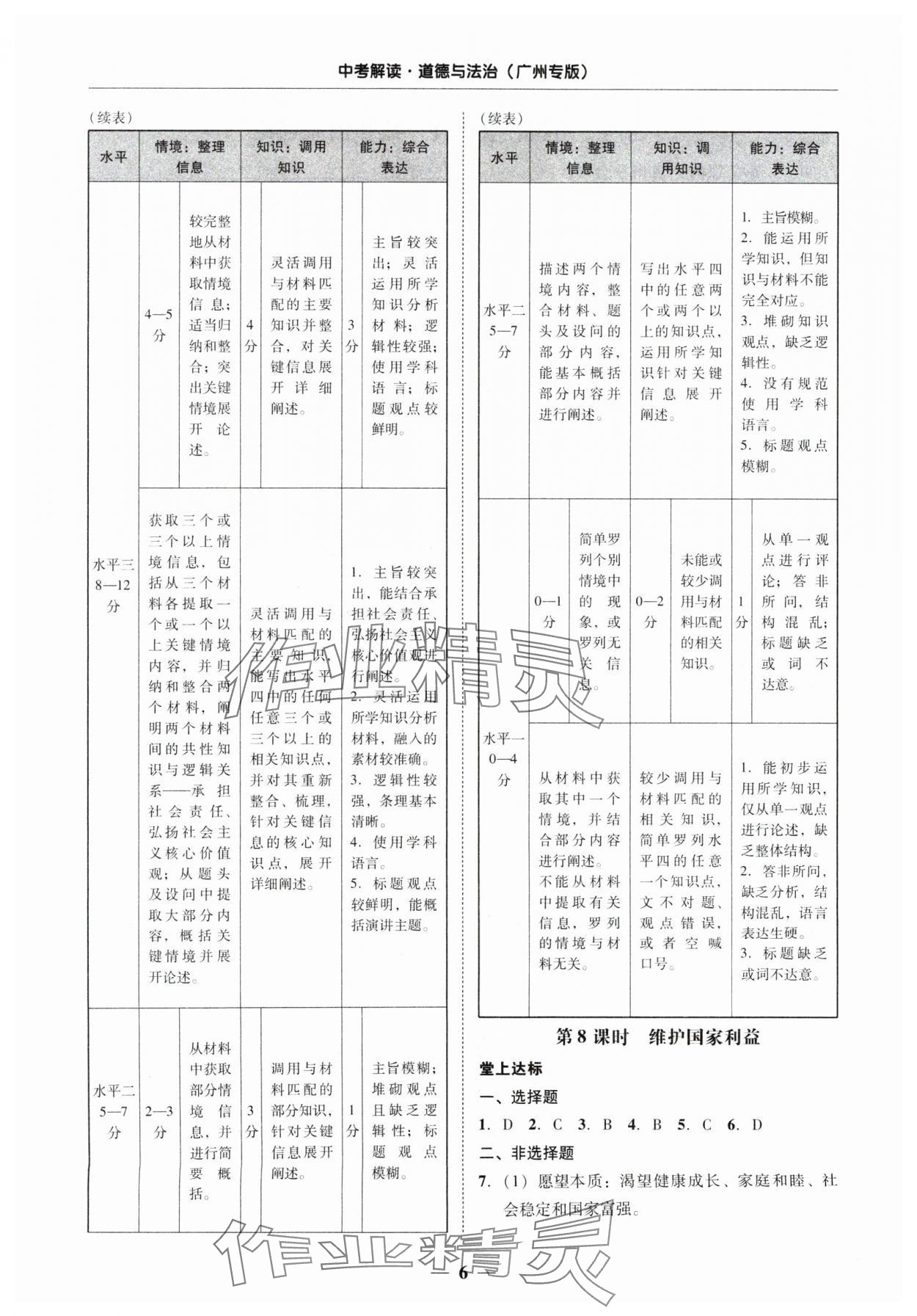 2024年易杰教育中考解读道德与法治广州专版 第6页