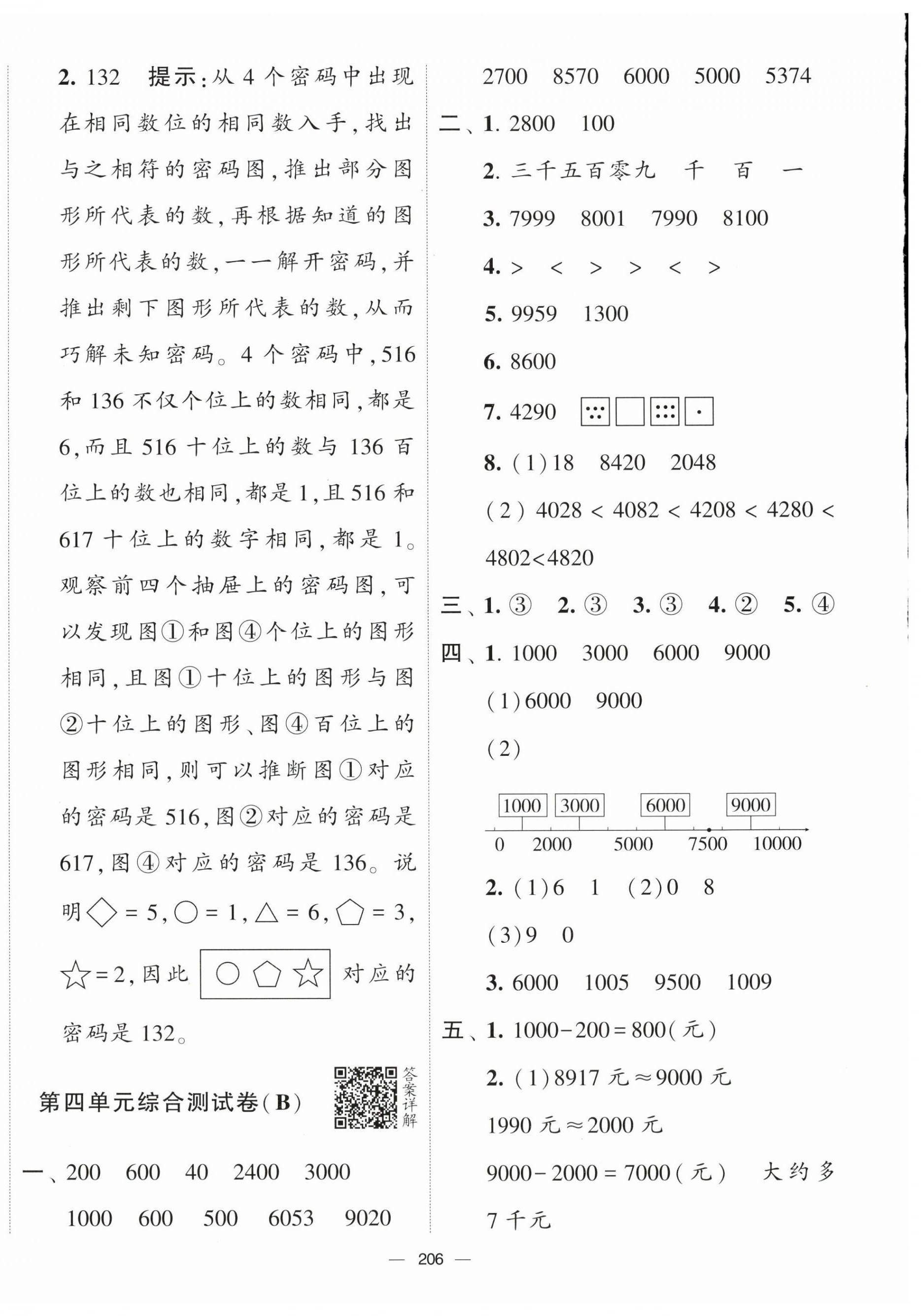 2024年學霸提優大試卷二年級數學下冊蘇教版 第8頁
