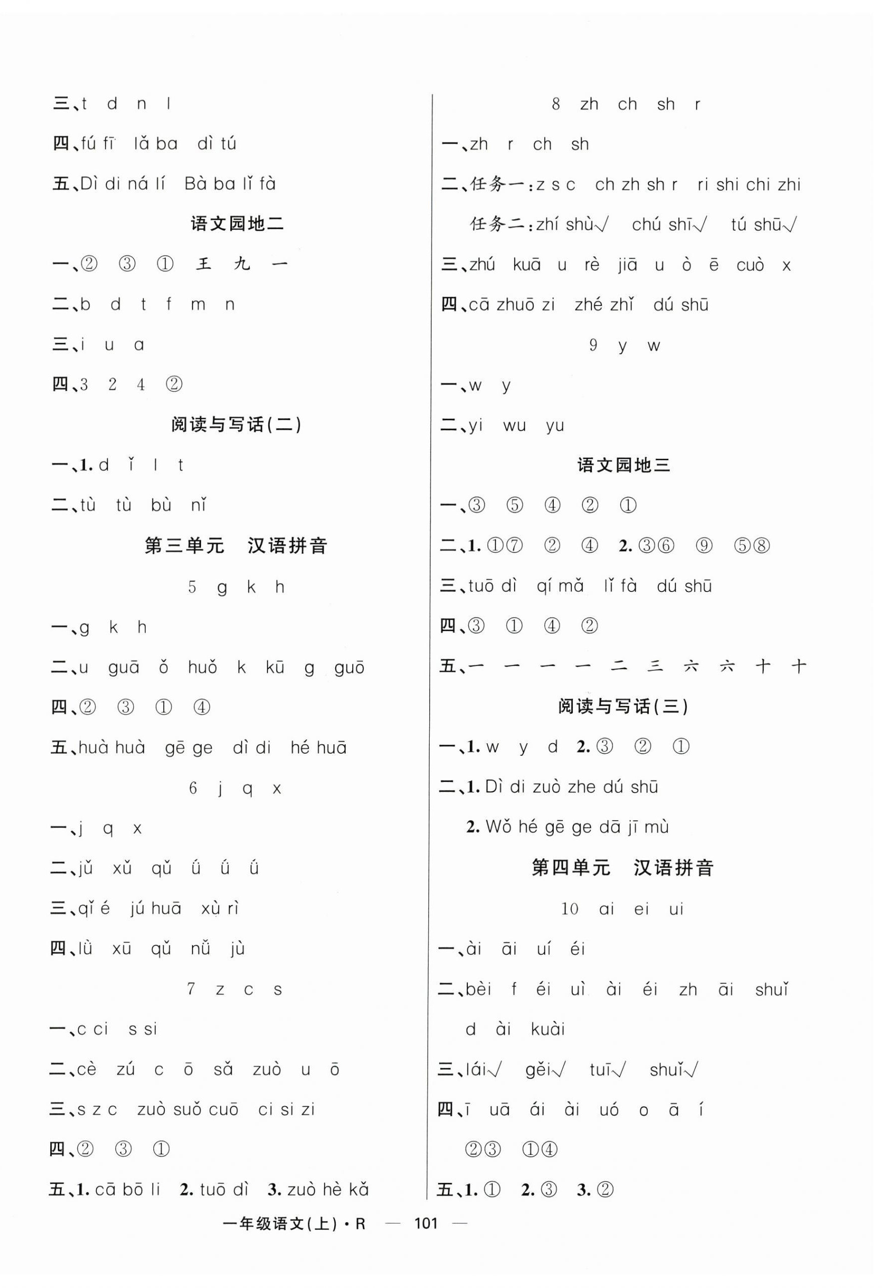 2026年智慧树同步讲练测一年级语文上册人教版&nbsp;第2页