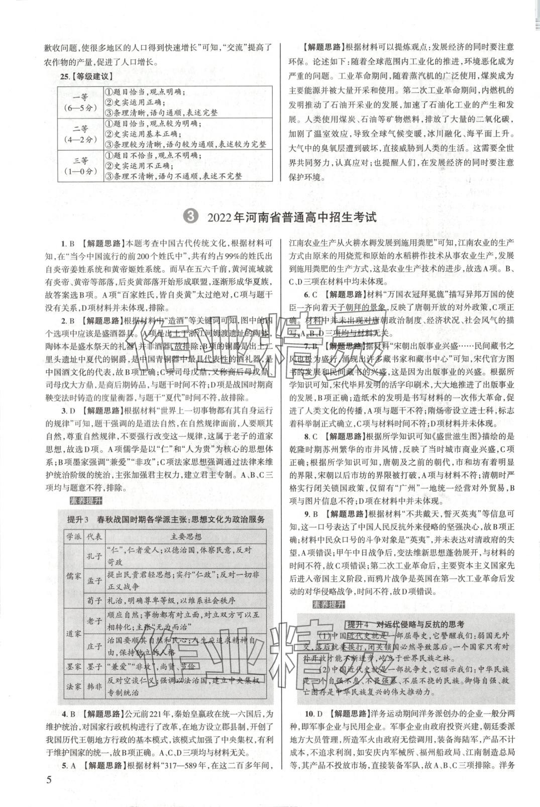 2025年中學(xué)生學(xué)習(xí)報試題與研究歷史河南專版 第5頁