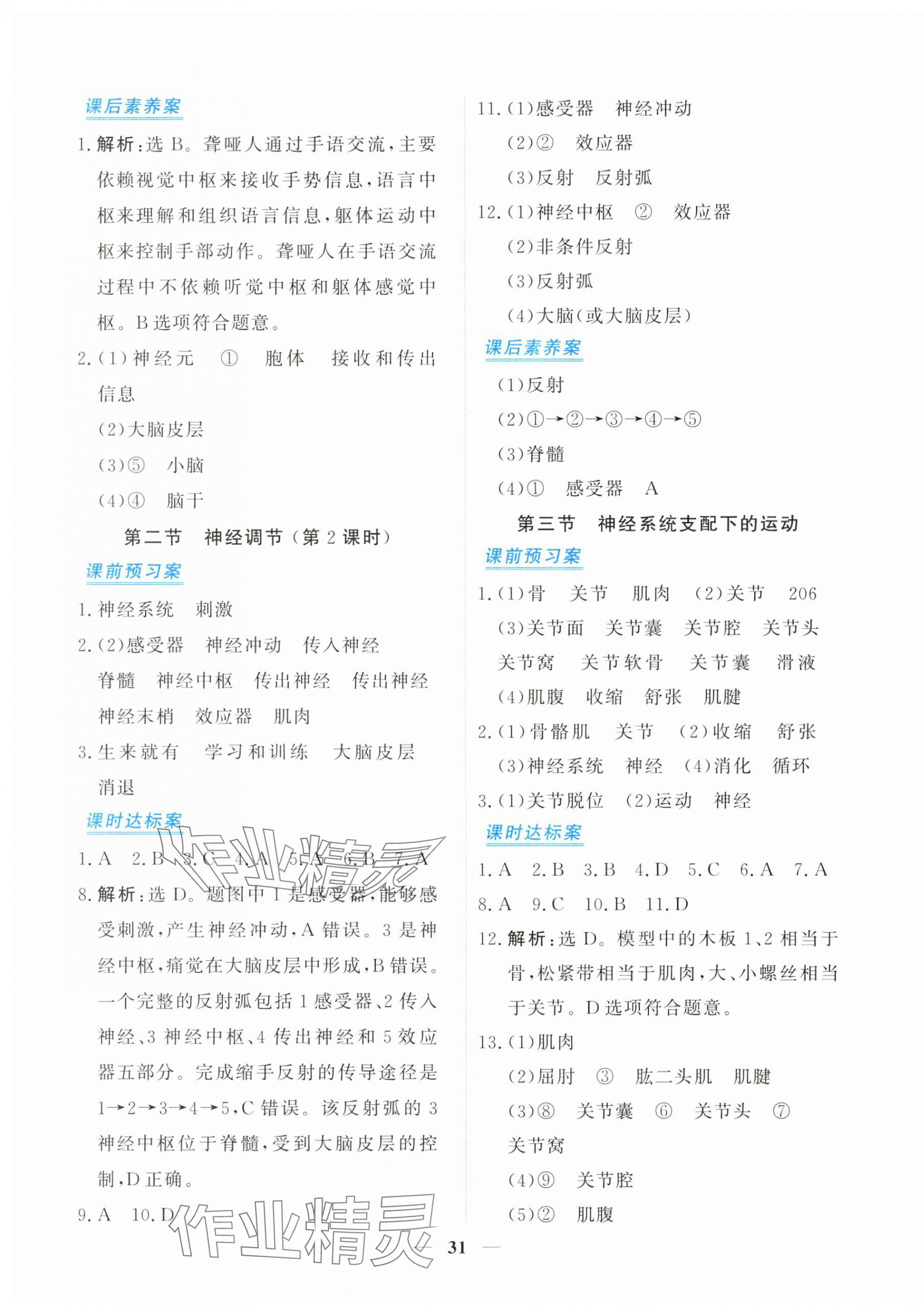 2025年新坐标同步练习八年级生物上册人教版青海专用 第3页