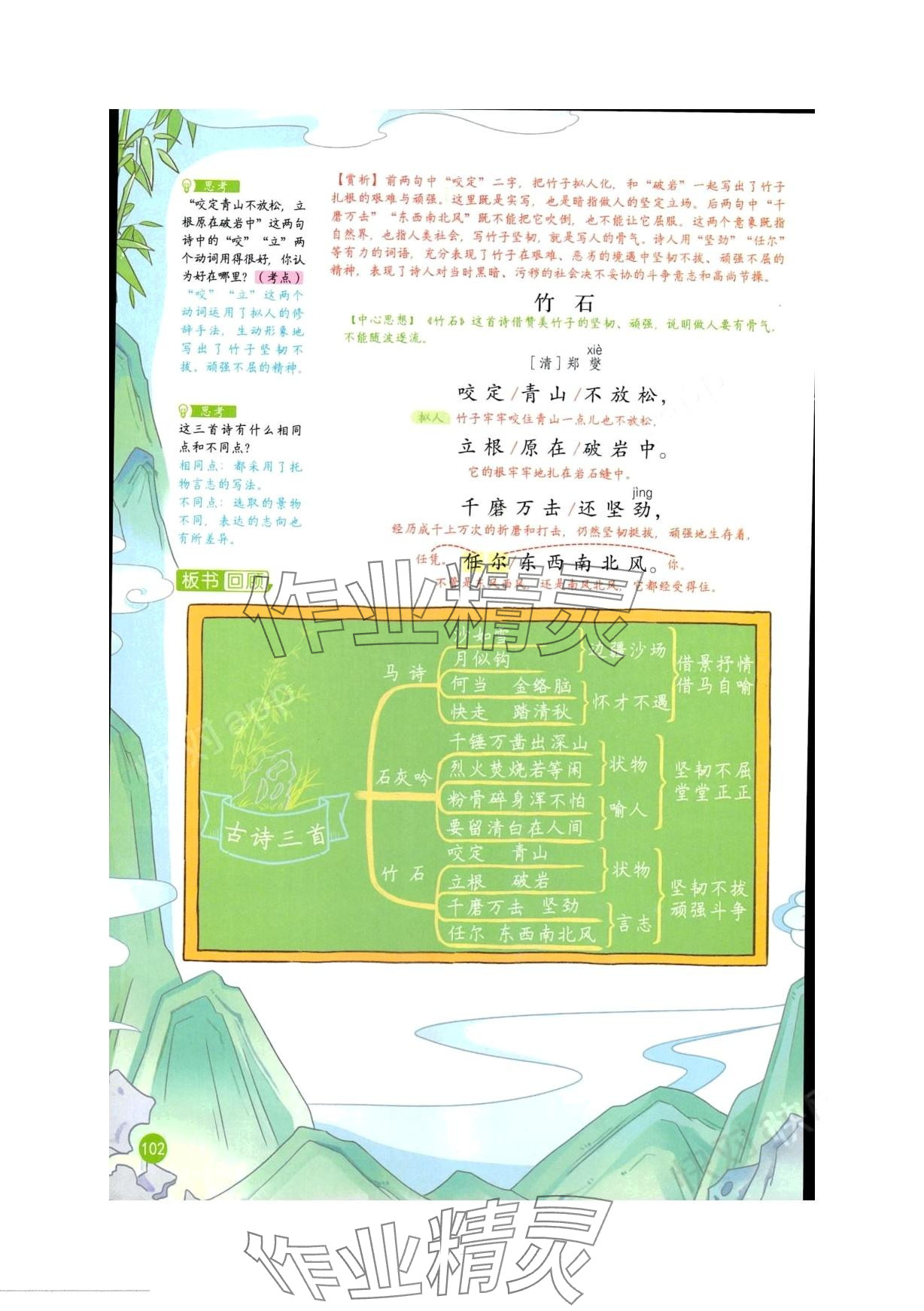 2024年學(xué)霸筆記六年級(jí)語(yǔ)文下冊(cè)人教版 第17頁(yè)