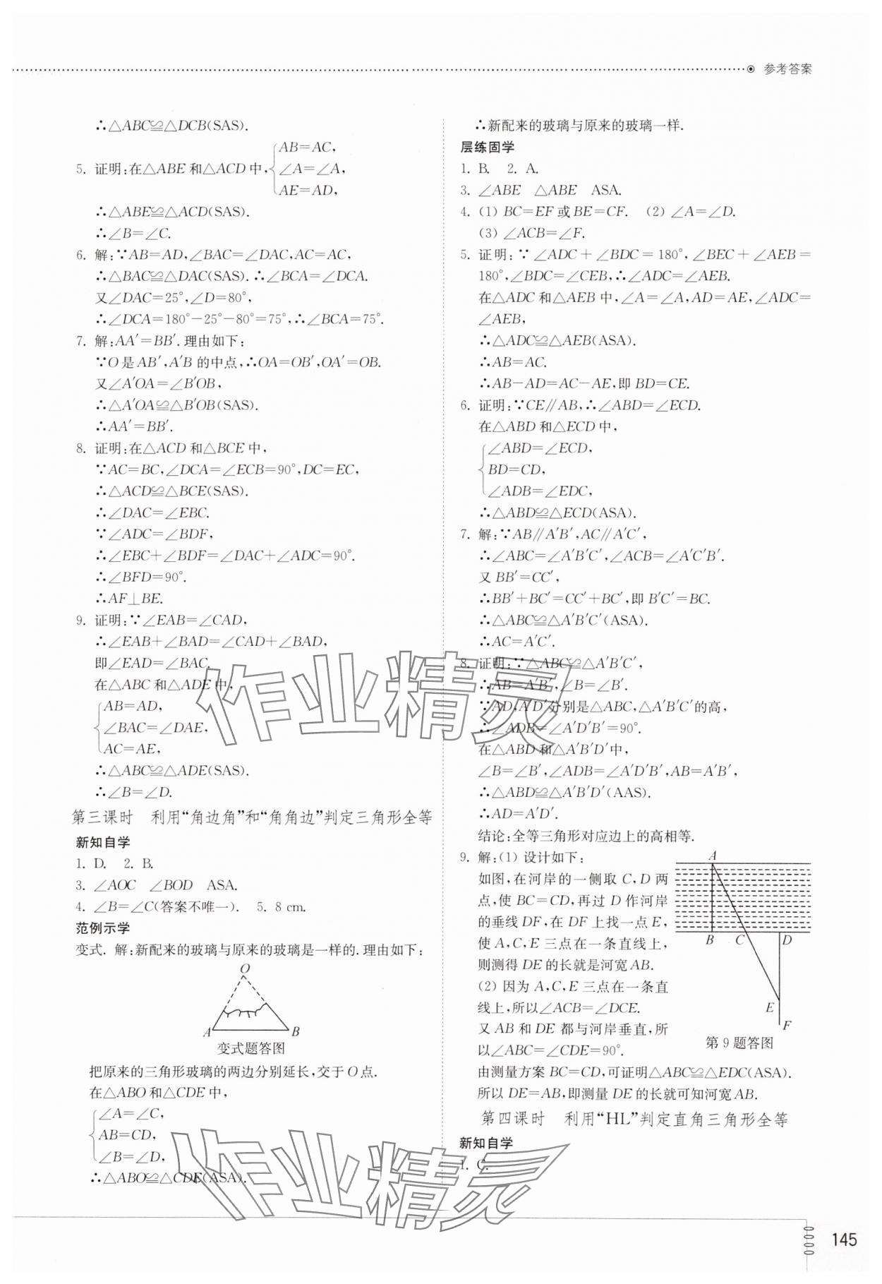 2023年同步練習(xí)冊(cè)山東教育出版社八年級(jí)數(shù)學(xué)上冊(cè)人教版 第5頁