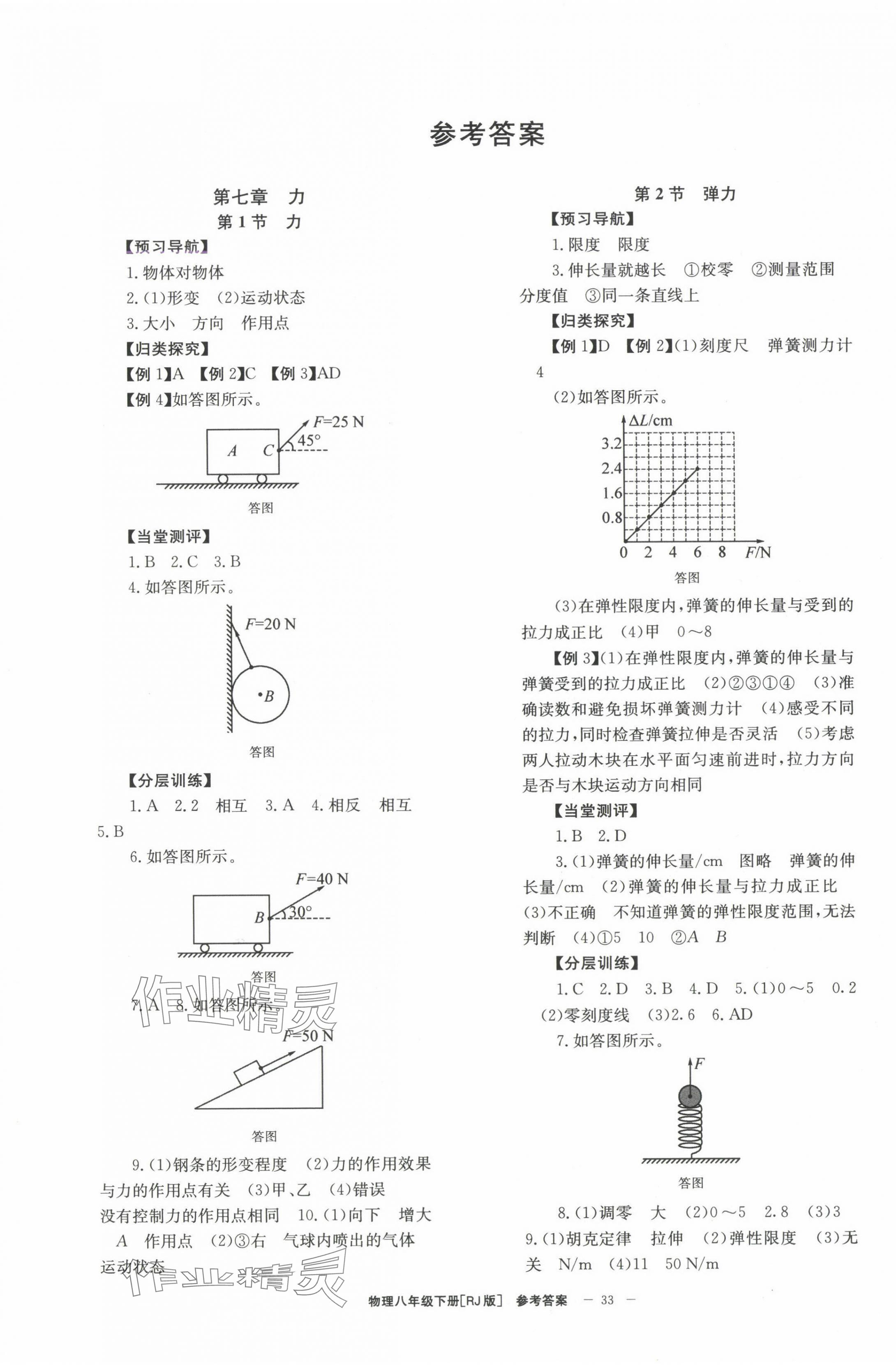 2025年全效學(xué)習(xí)學(xué)業(yè)評(píng)價(jià)方案八年級(jí)物理下冊(cè)人教版 第1頁(yè)