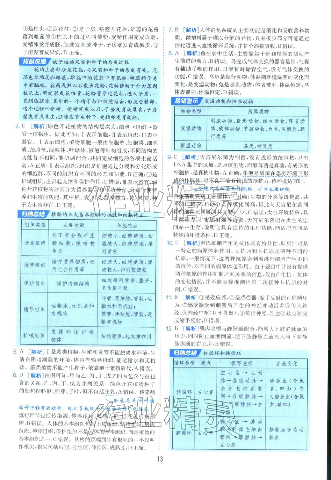 2026年山东省中考试卷精选八年级生物&nbsp;第13页