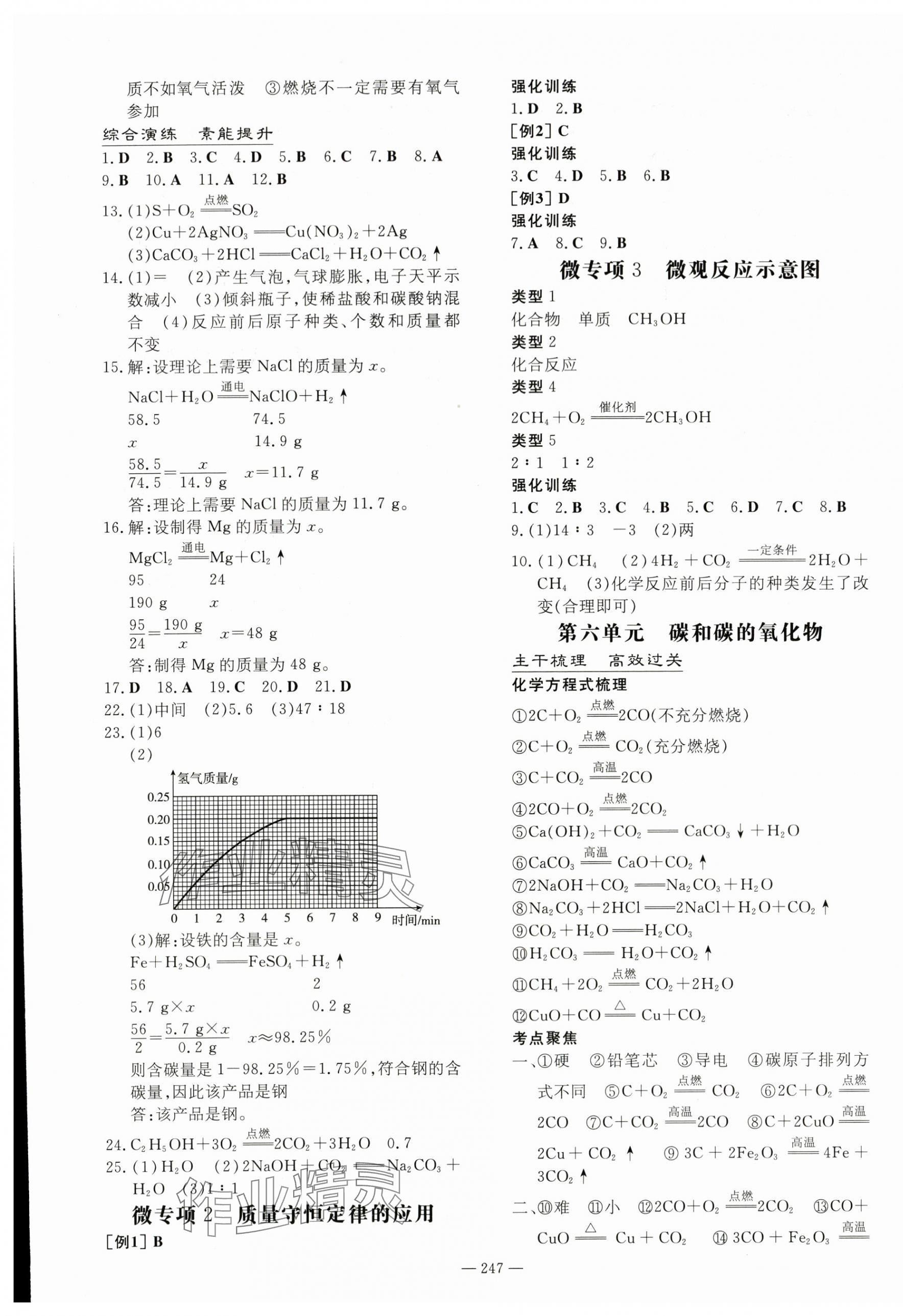 2024年中考總復(fù)習(xí)導(dǎo)與練化學(xué) 第5頁