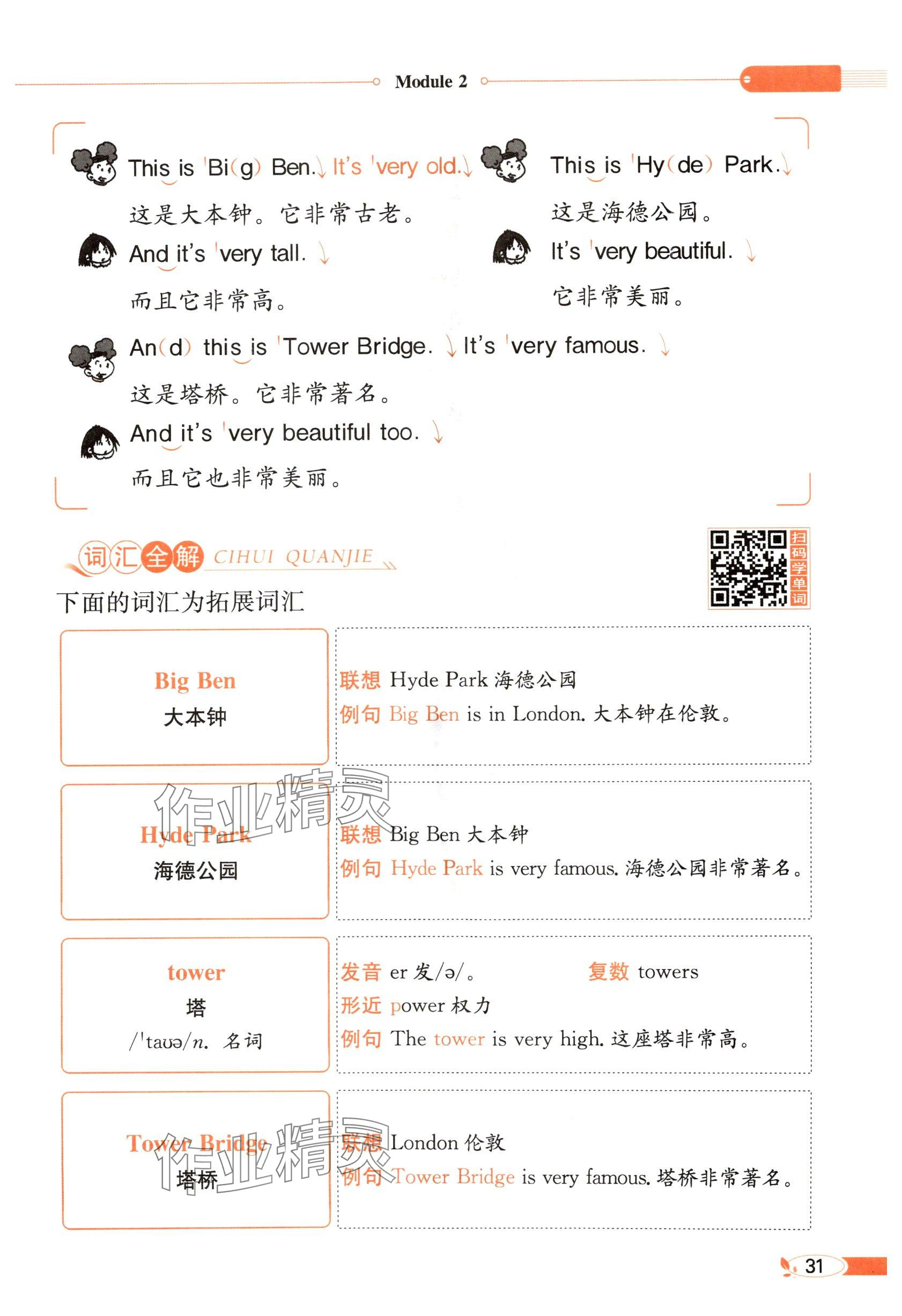 2025年教材課本四年級(jí)英語(yǔ)下冊(cè)外研版 參考答案第31頁(yè)