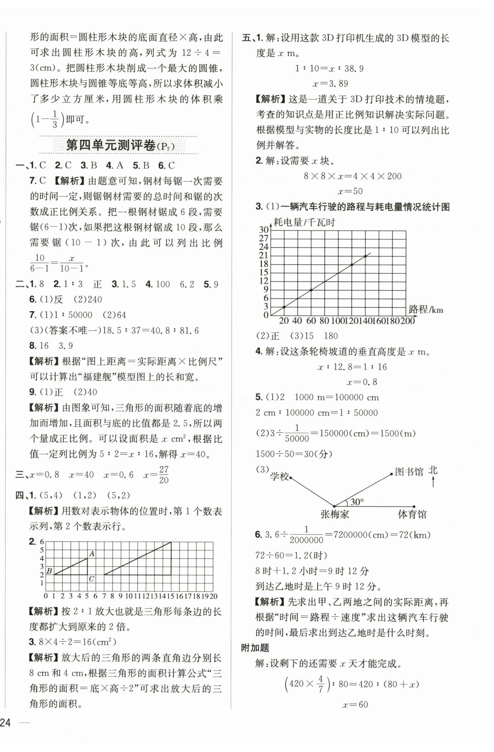 2025年教材全練六年級數(shù)學下冊人教版 第4頁