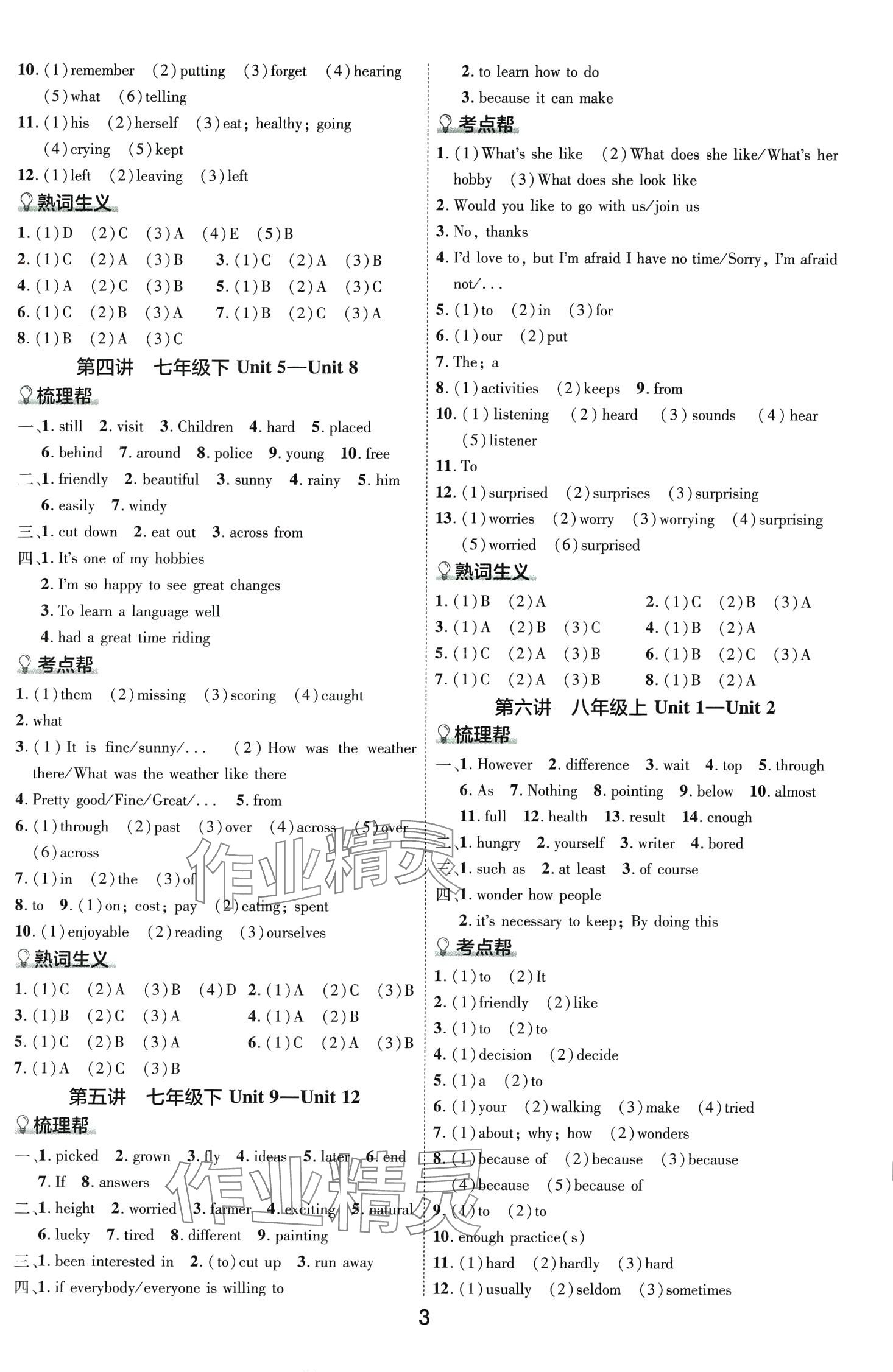 2024年中考幫英語(yǔ)人教版河南專版 第2頁(yè)