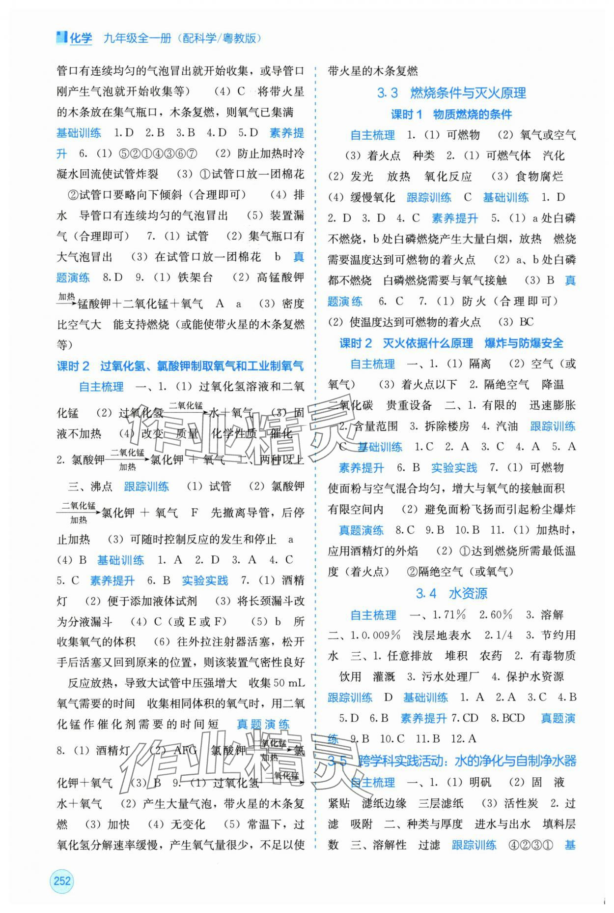 2025年自主学习能力测评九年级化学全一册科粤版 第4页