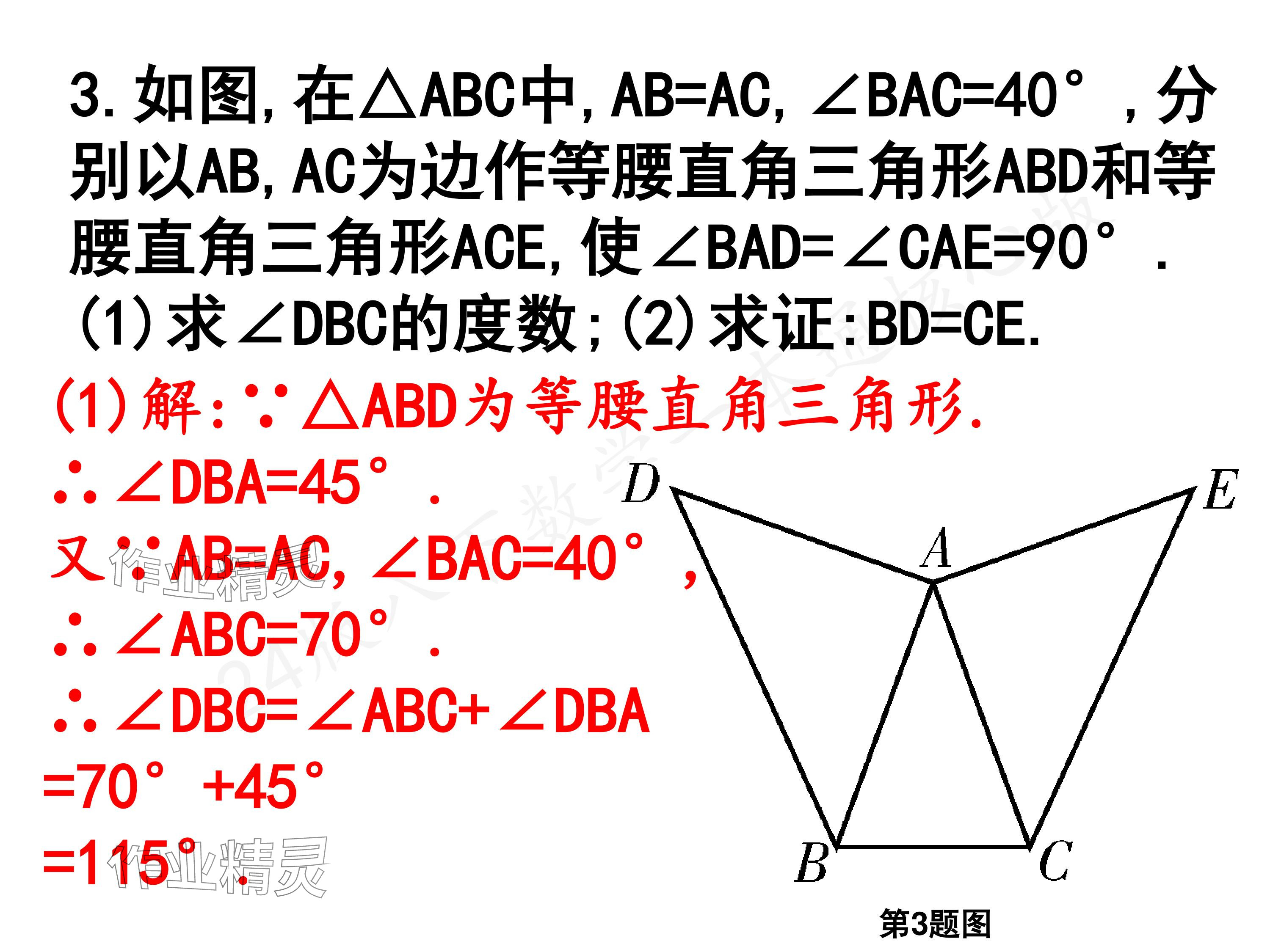 2024年一本通武漢出版社八年級數(shù)學(xué)下冊北師大版核心板 參考答案第19頁