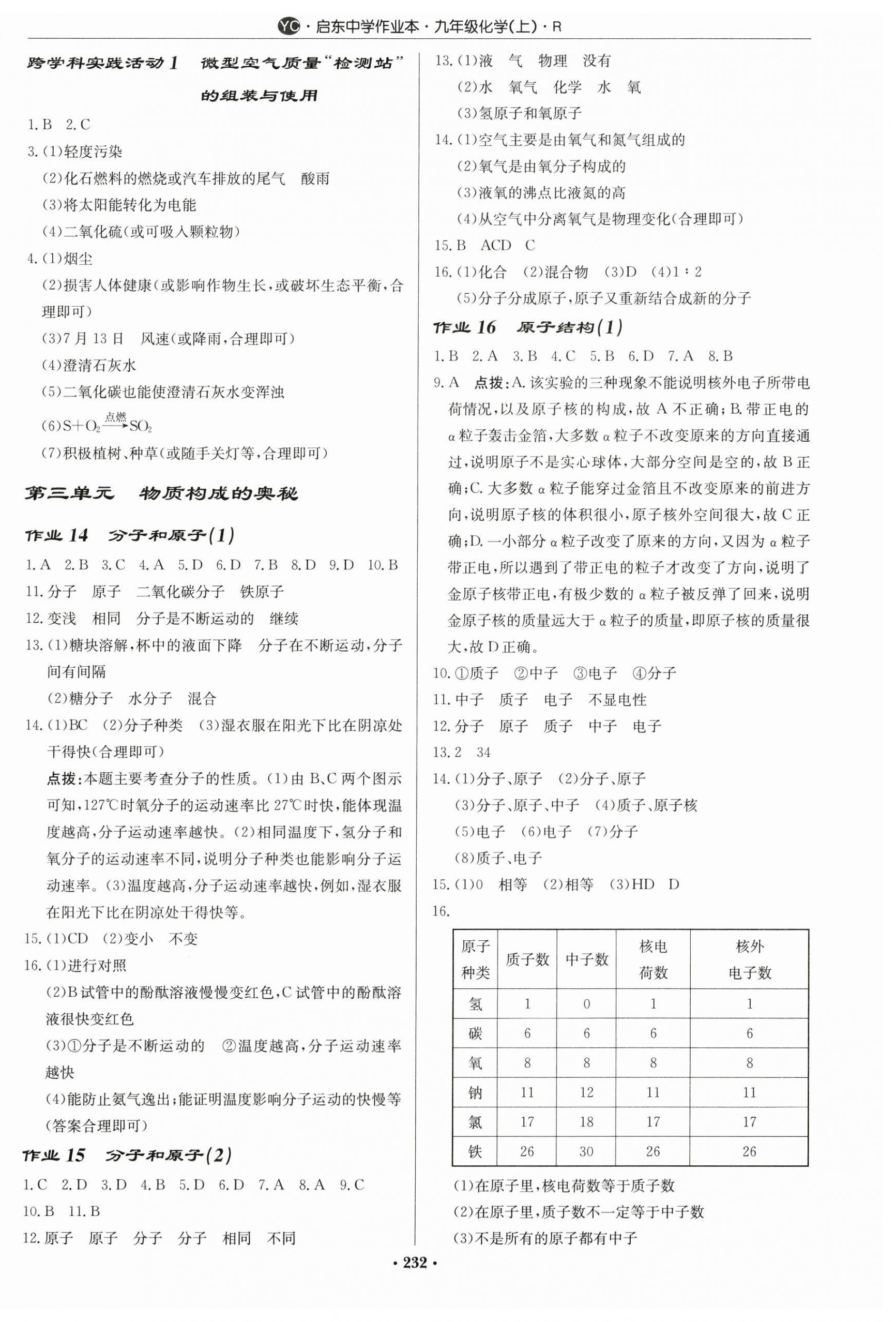2025年啟東中學(xué)作業(yè)本九年級(jí)化學(xué)上冊(cè)人教版鹽城專(zhuān)版 第6頁(yè)
