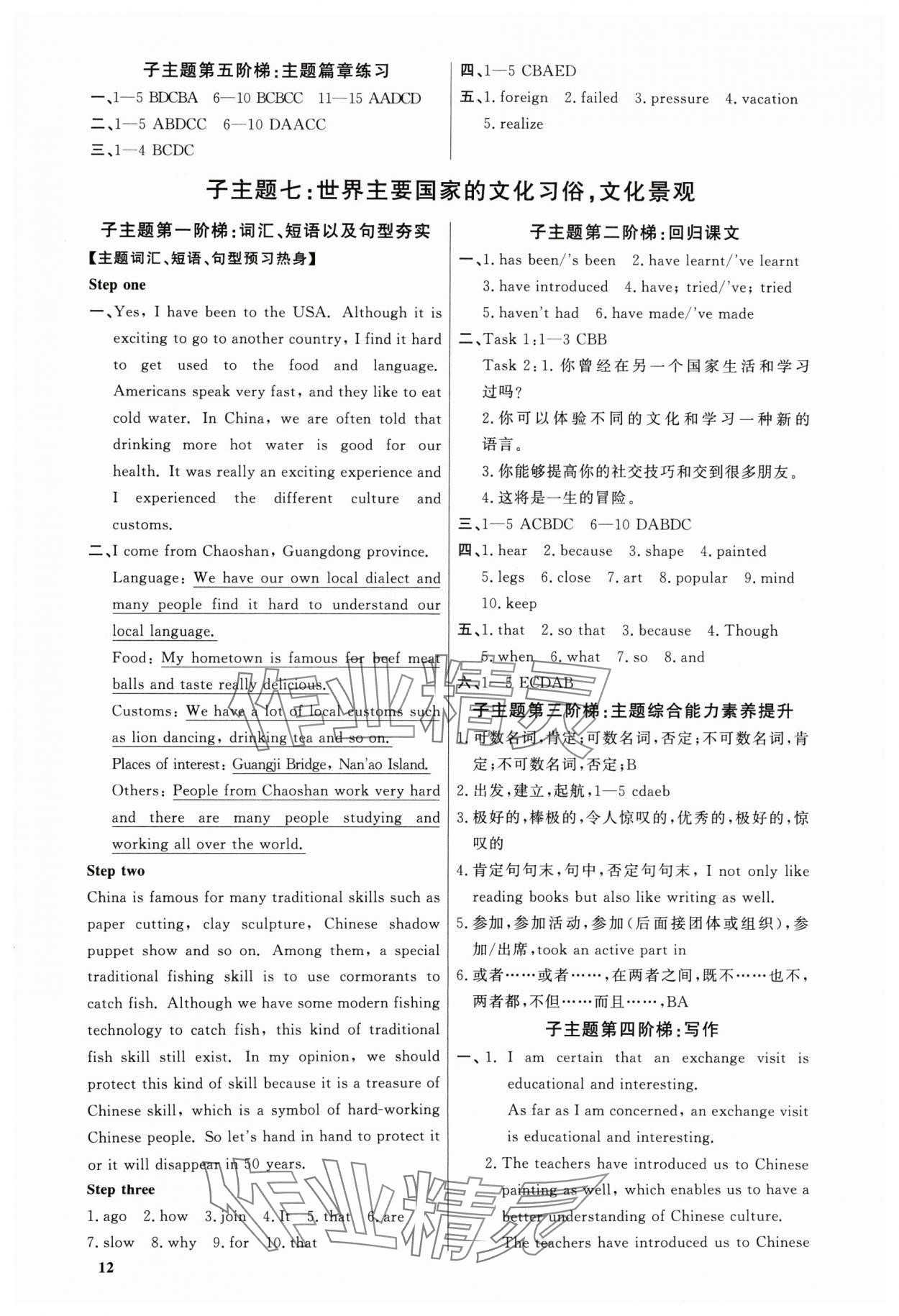 2024年精準(zhǔn)備考中考總復(fù)習(xí)英語(yǔ)廣州專(zhuān)版&nbsp;第12頁(yè)