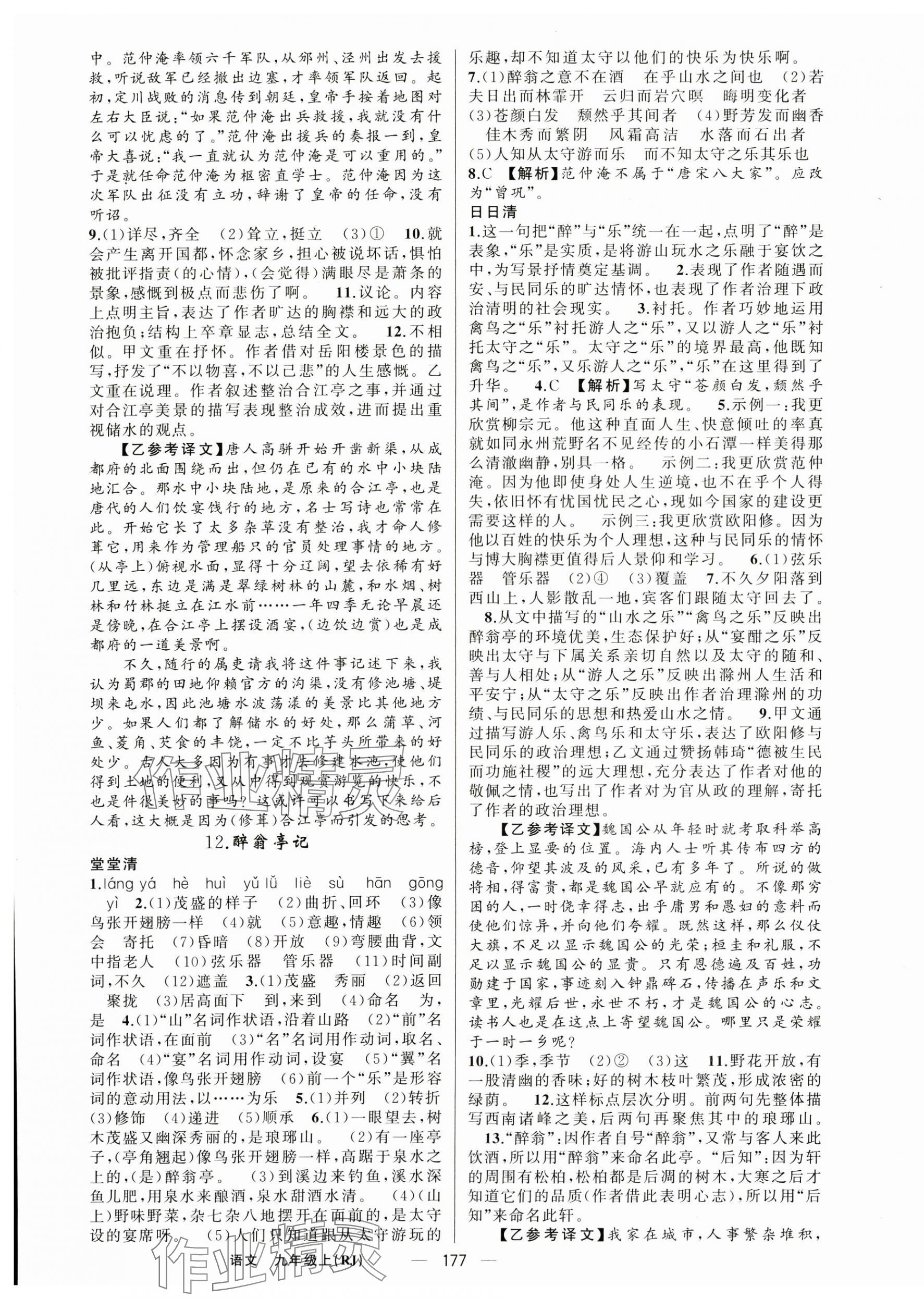 2024年四清導(dǎo)航九年級(jí)語(yǔ)文上冊(cè)人教版河南專(zhuān)版 第5頁(yè)