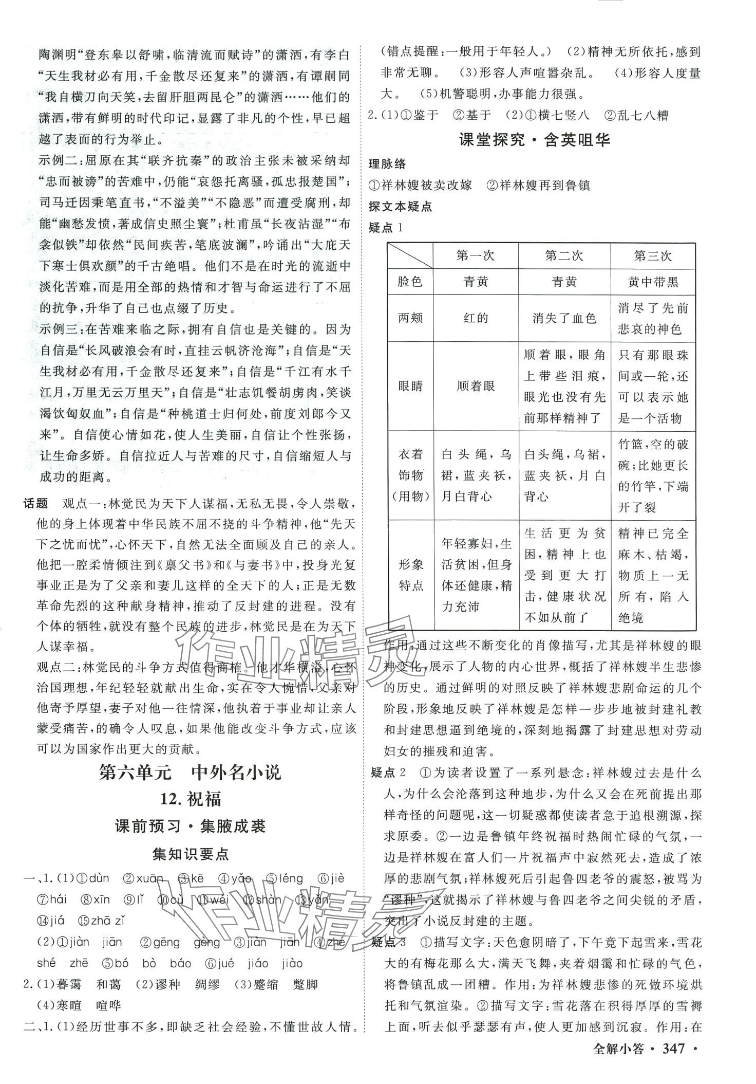 2024年贏在微點(diǎn)高中語(yǔ)文必修下冊(cè)人教版 第13頁(yè)