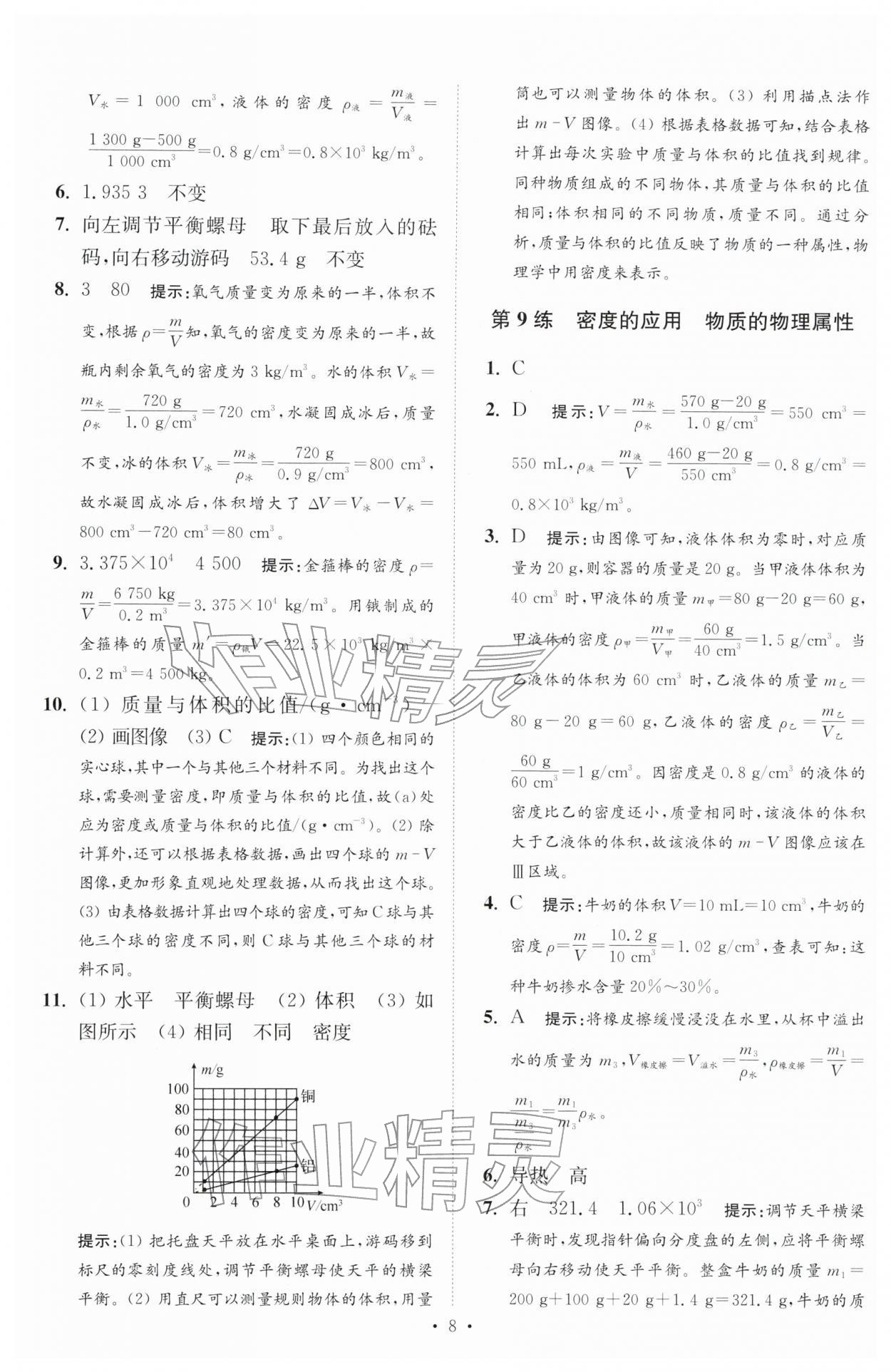 2026年中考物理小题狂做提优版&nbsp;第8页