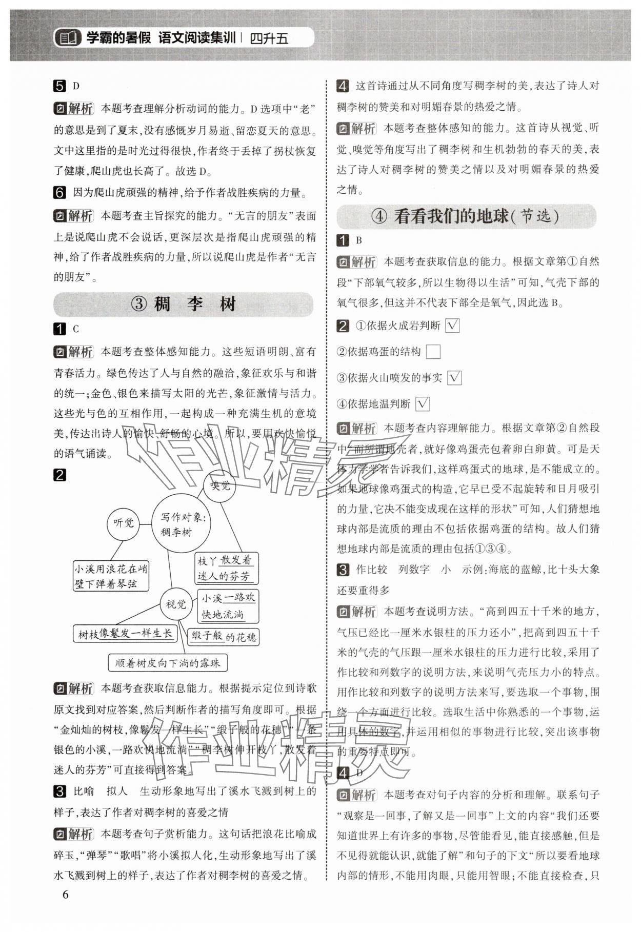 2025年學(xué)霸的暑假閱讀集訓(xùn)四年級語文 第6頁