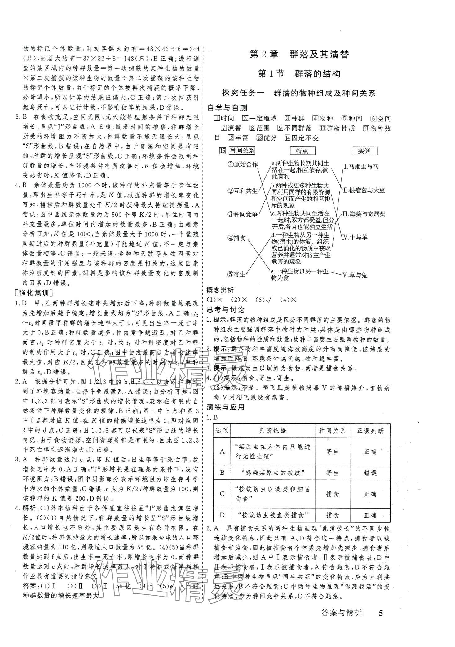 2024年高考領(lǐng)航高中生物（生物與環(huán)境）選擇性必修2人教版 第5頁