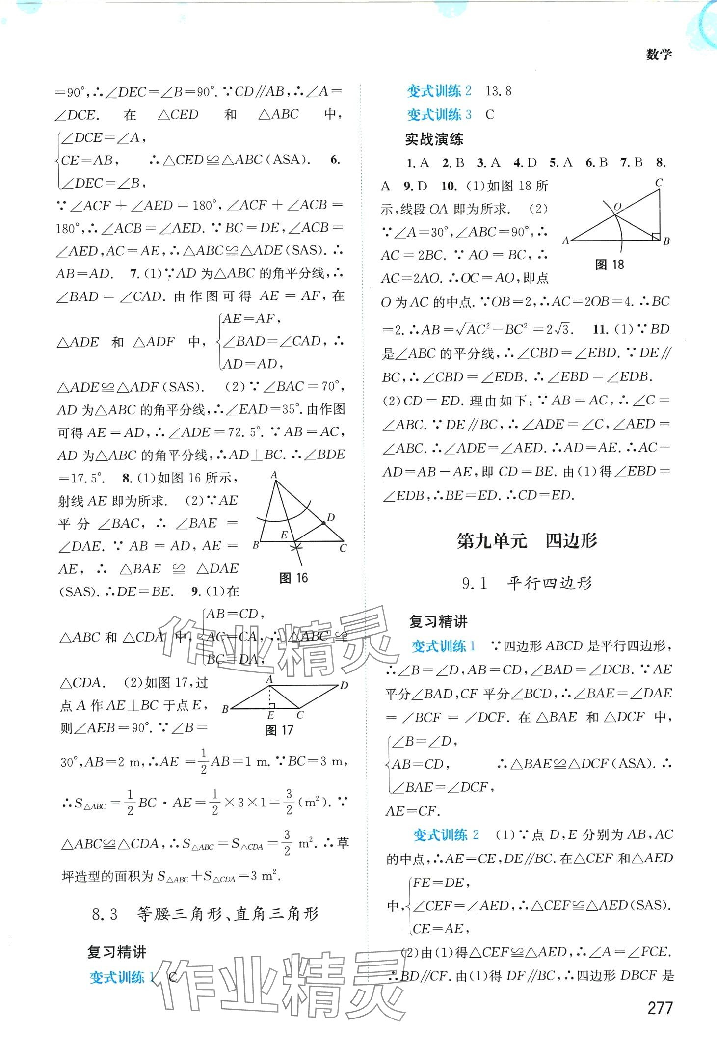 2024年中考指南總復(fù)習(xí)數(shù)學(xué)中考人教版B 第11頁