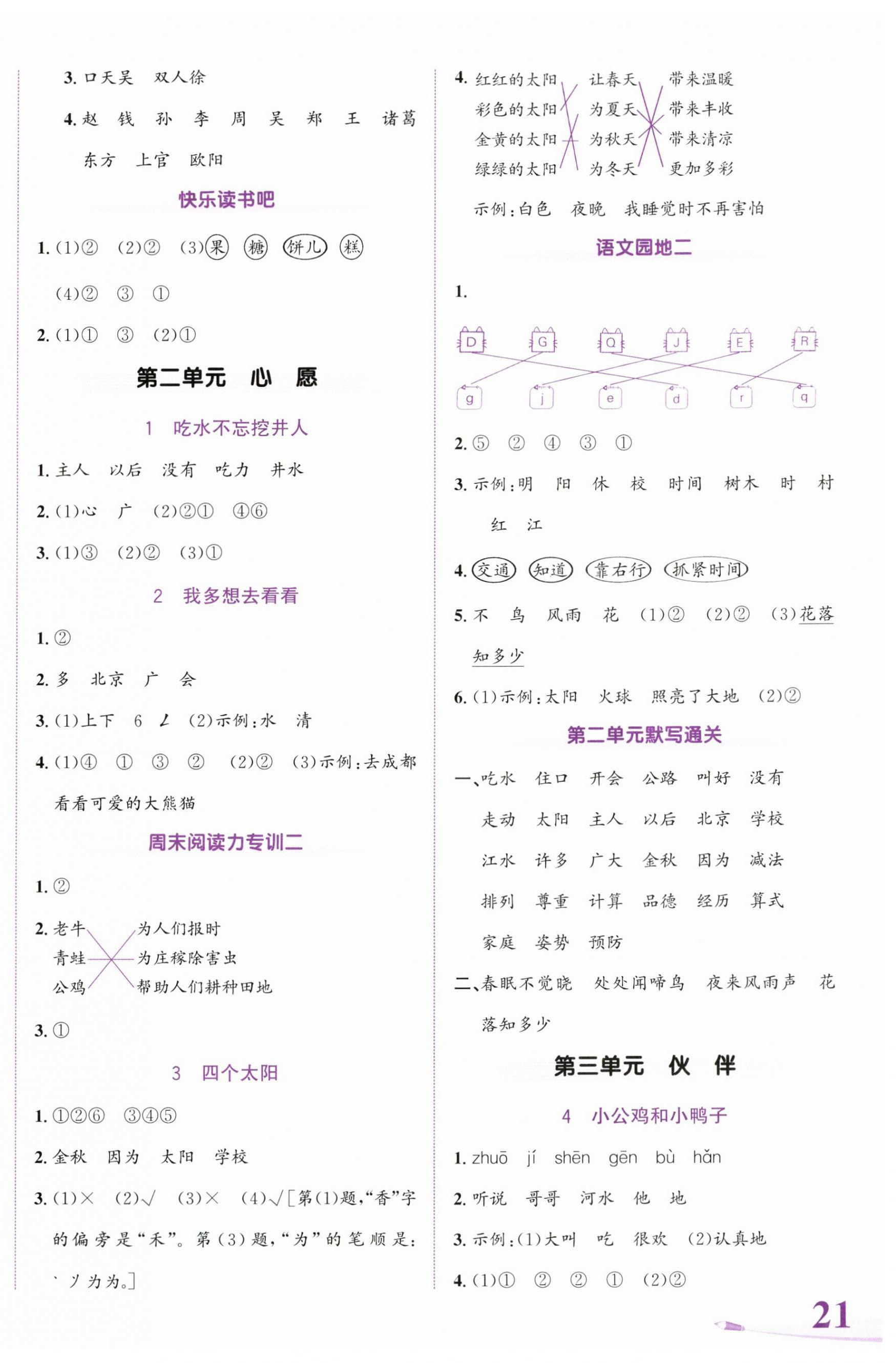 2024年奔跑吧少年一年級(jí)語(yǔ)文下冊(cè)人教版 第2頁(yè)