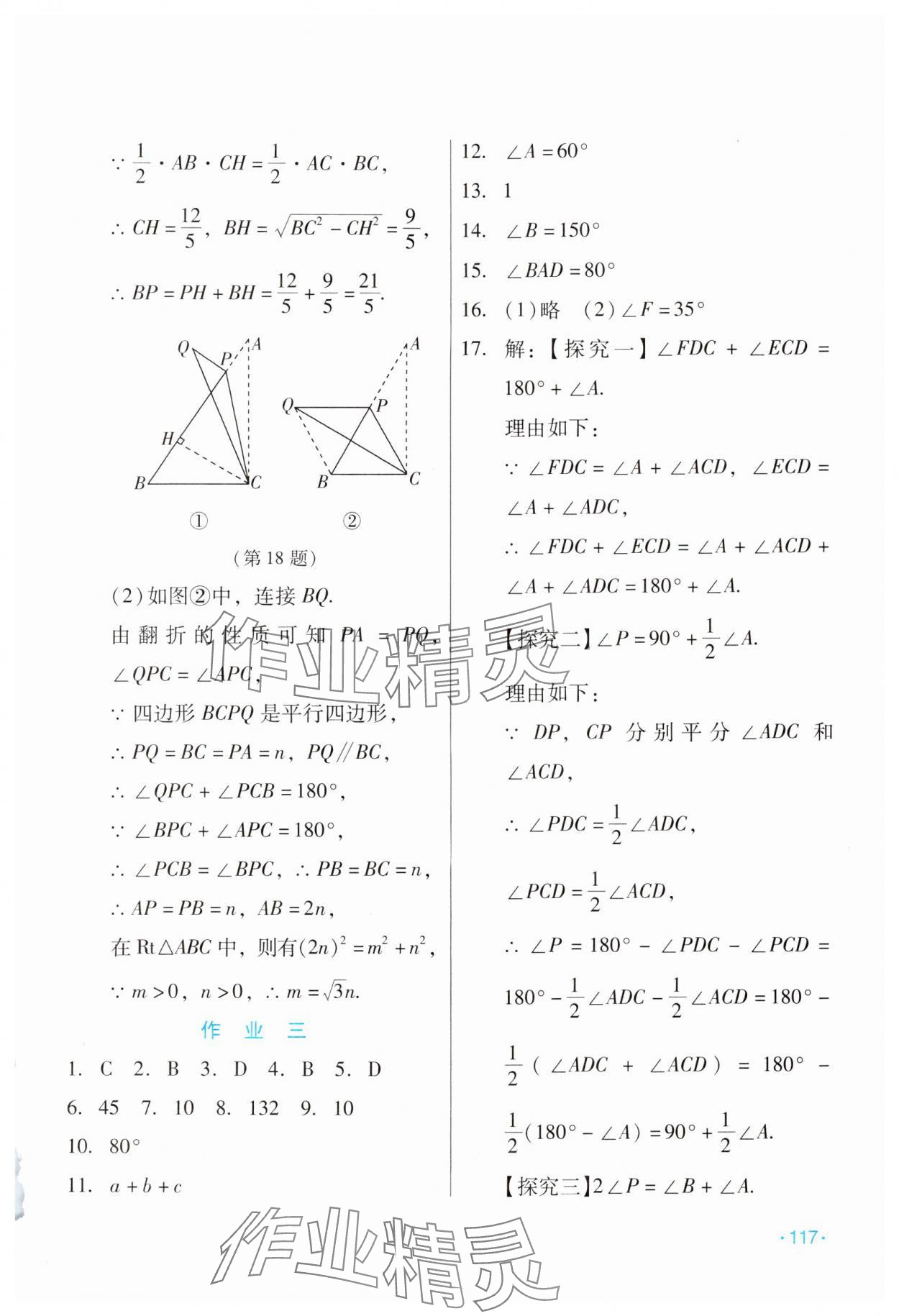 2024年假日数学寒假吉林出版集团股份有限公司八年级人教版 第3页