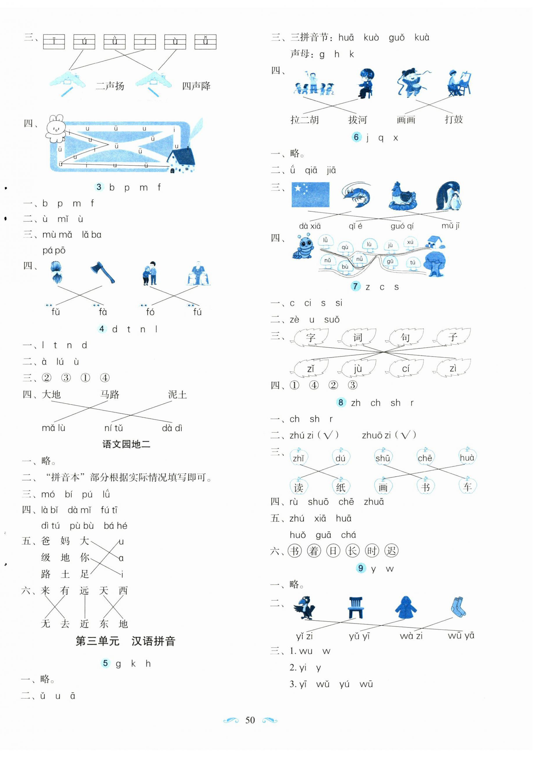 2024年隨堂同步練習(xí)一年級(jí)語(yǔ)文上冊(cè)人教版 第2頁(yè)