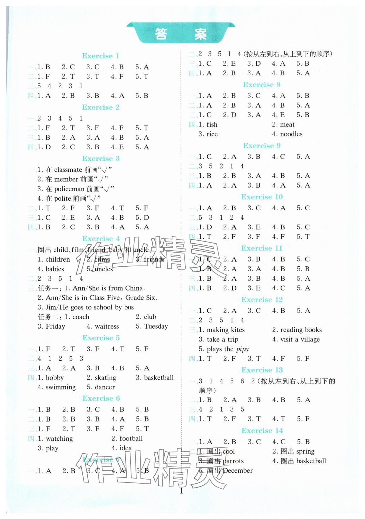 2025年小學(xué)英語聽力訓(xùn)練100篇六年級 第1頁