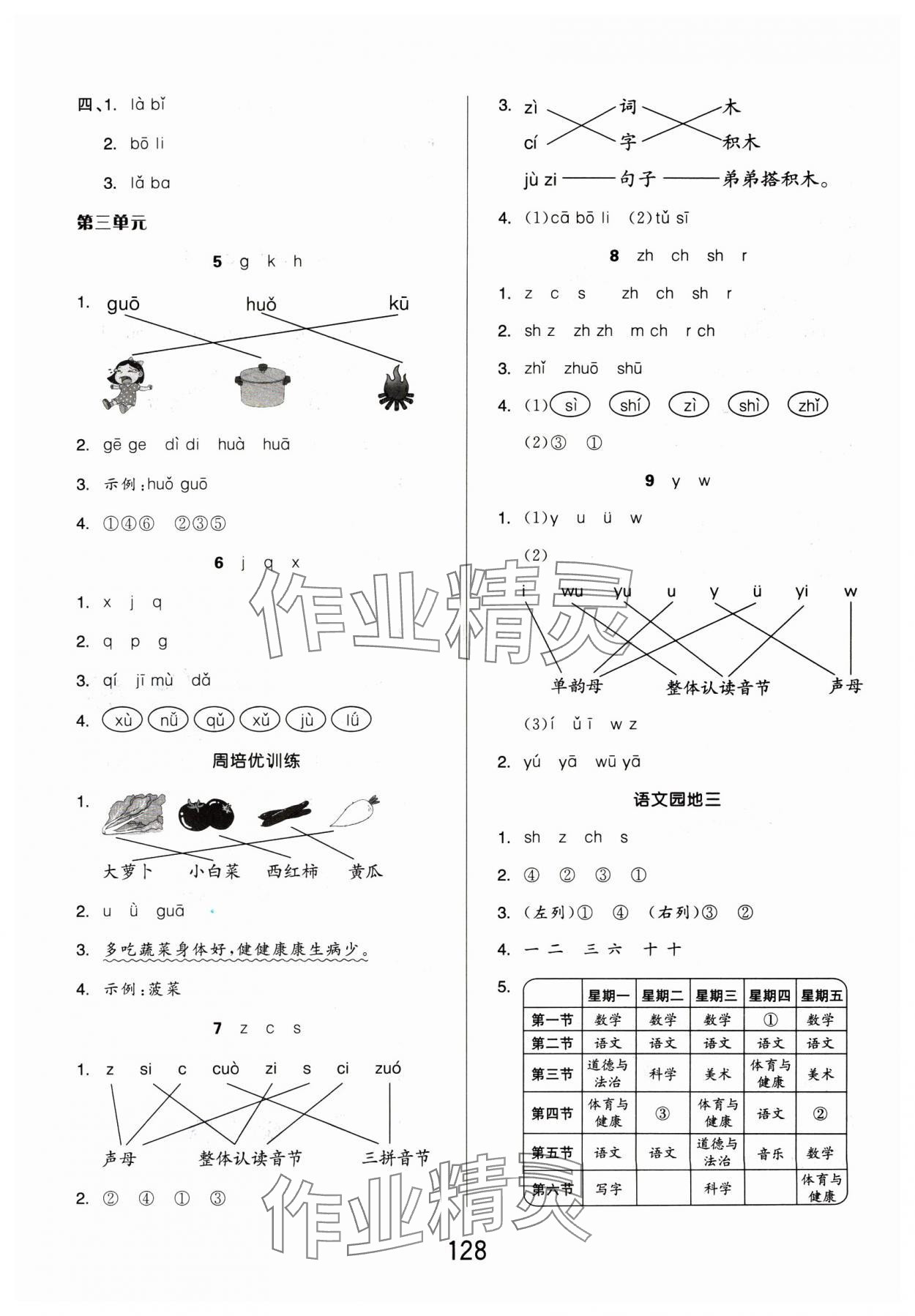 2024年新思維伴你學(xué)一年級(jí)語(yǔ)文上冊(cè)人教版 第4頁(yè)