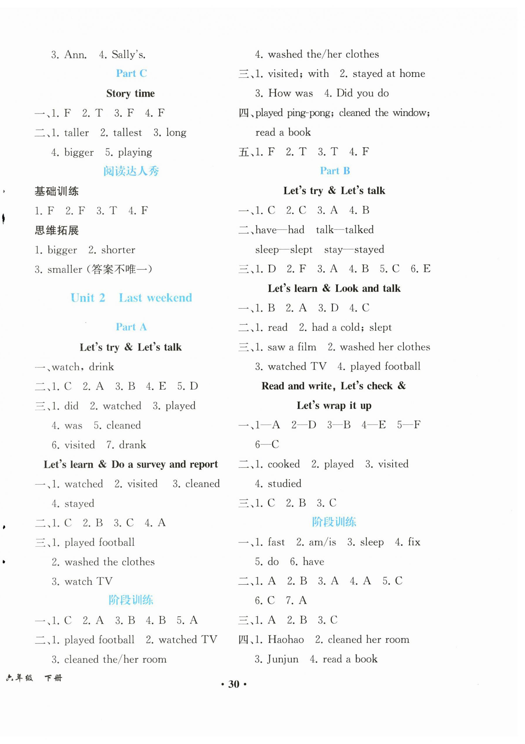 2026年胜券在握同步解析与测评六年级英语下册人教版重庆专版&nbsp;第2页