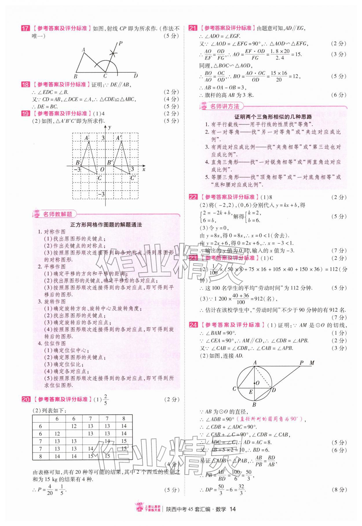 2026年金考卷45套汇编数学陕西专版&nbsp;第14页