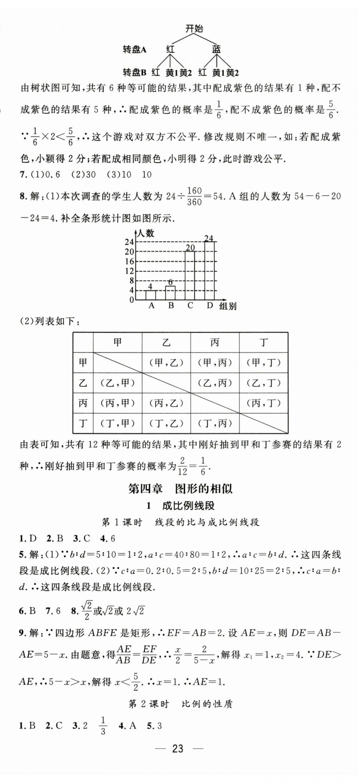 2025年精英新课堂九年级数学全一册北师大版贵州专版 第23页