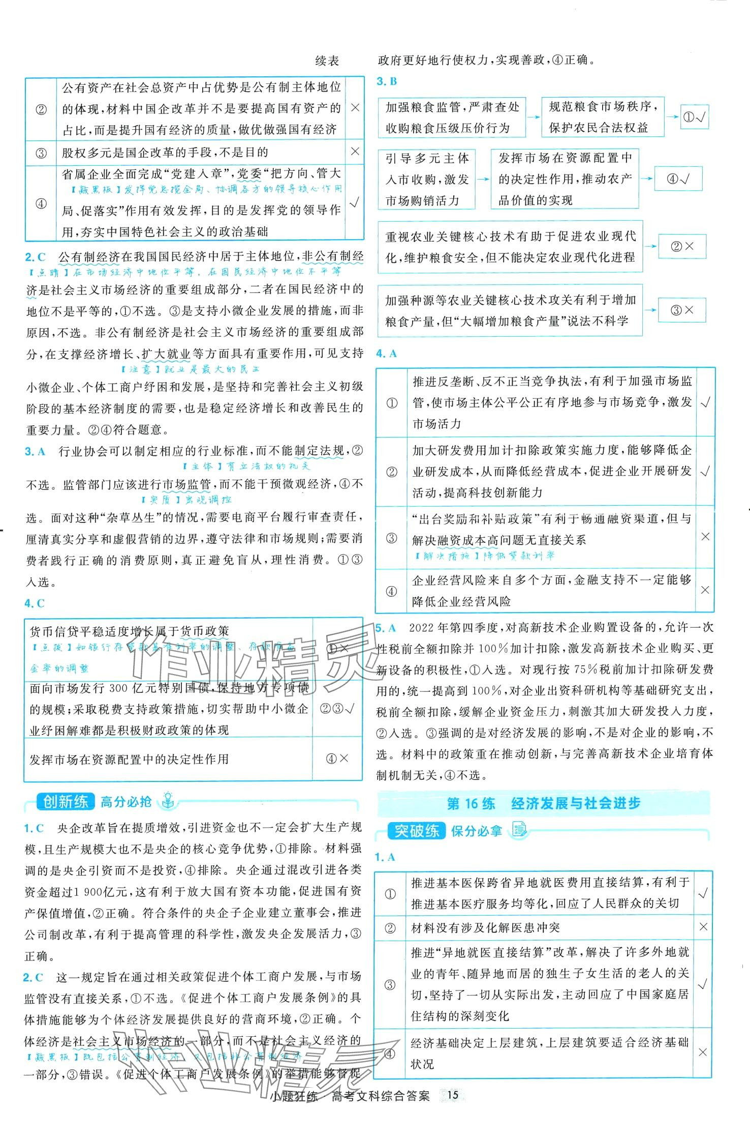 2024年小題狂練高中文綜全一冊(cè)通用版 第17頁