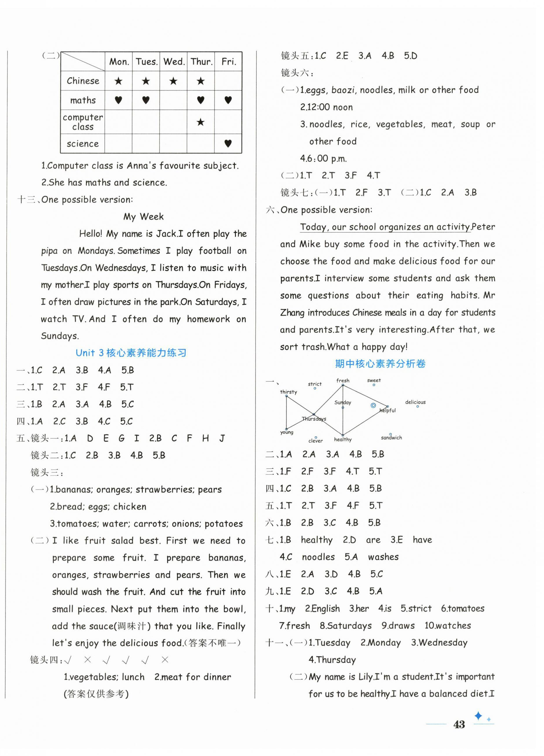 2025年黃岡名卷五年級英語上冊人教版 第2頁