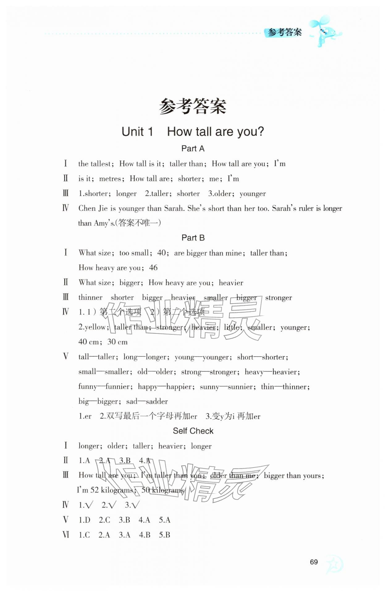 2026年自主学习指导课程六年级英语下册人教版&nbsp;第1页