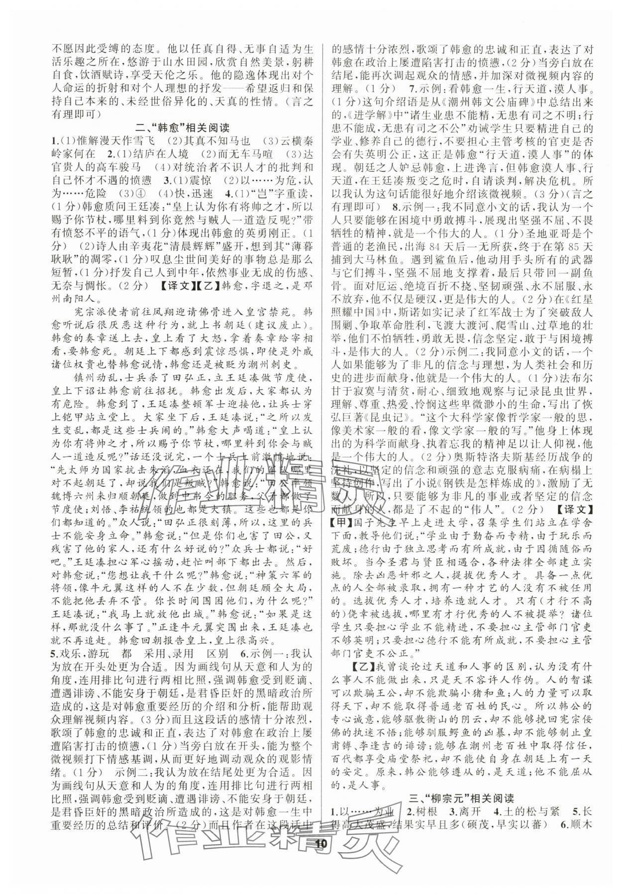 2024年中考高高手語(yǔ)文 第10頁(yè)
