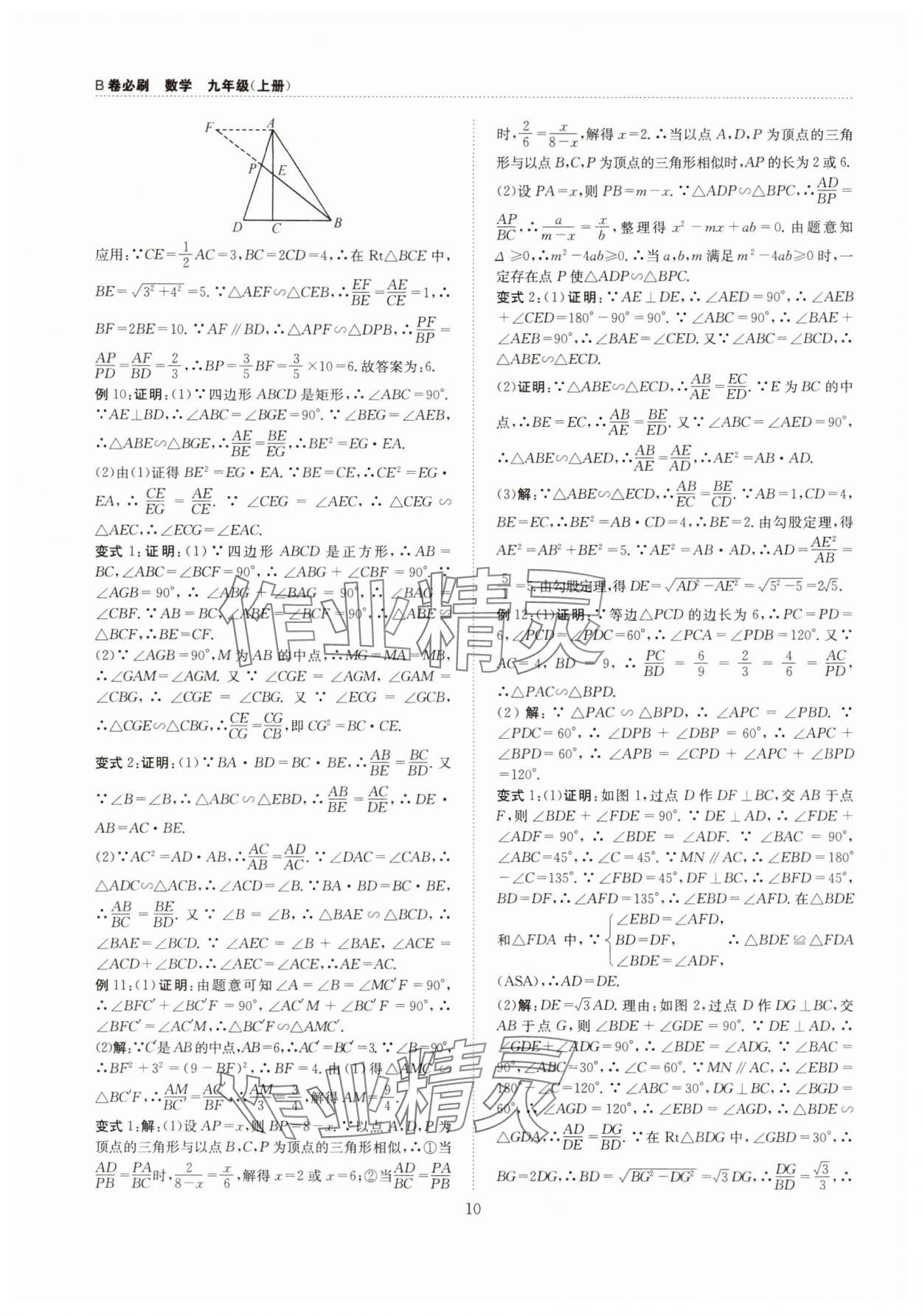 2025年B卷必刷九年級數(shù)學(xué)全一冊北師大版 第10頁