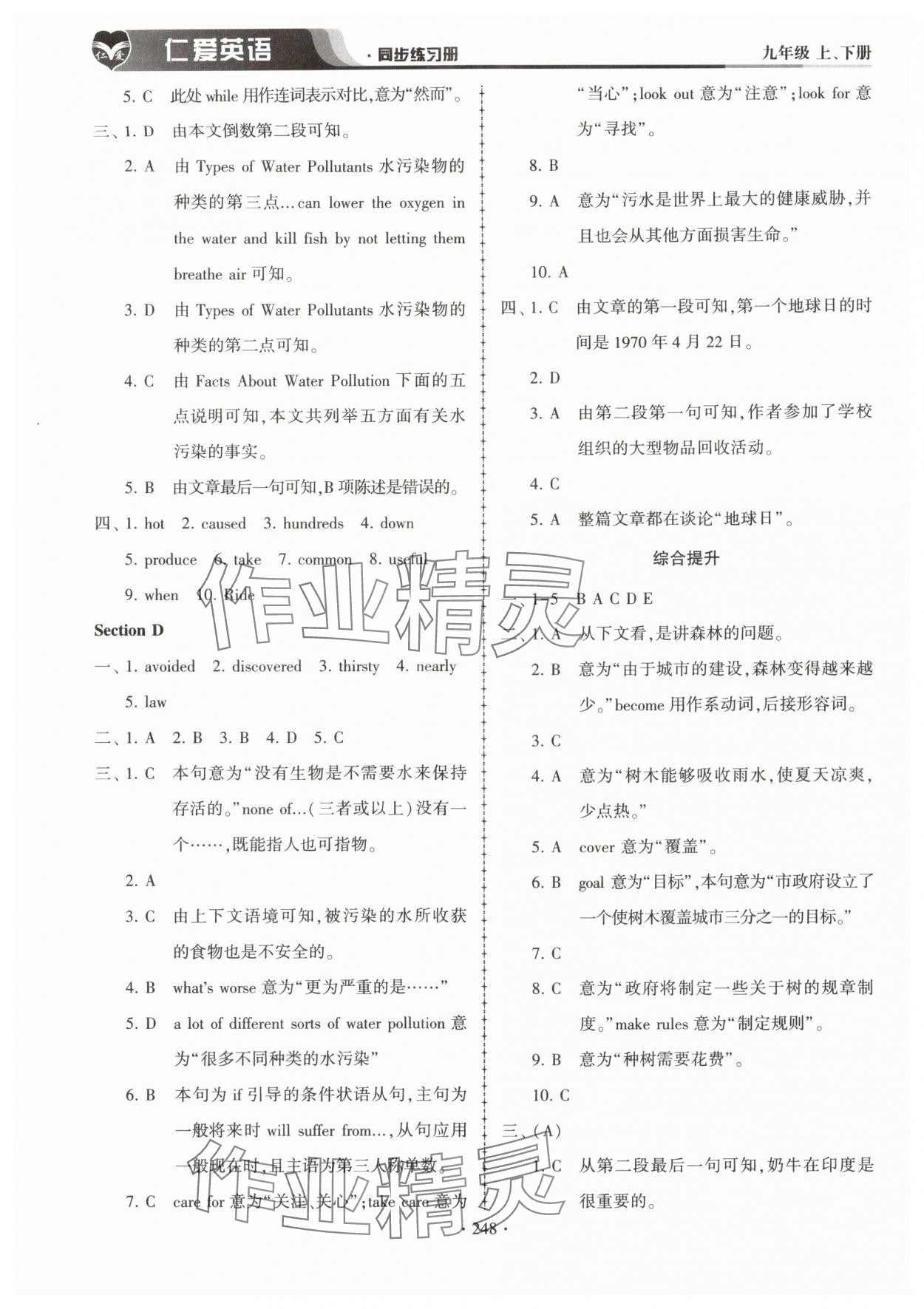 2025年仁爱英语同步练习册九年级英语全一册仁爱版 第12页
