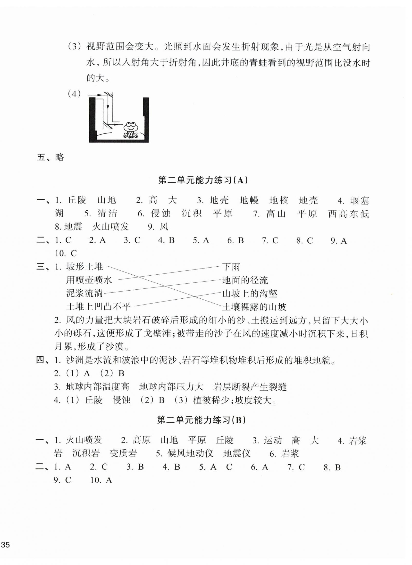 2025年新编单元能力训练五年级科学上册教科版 第2页