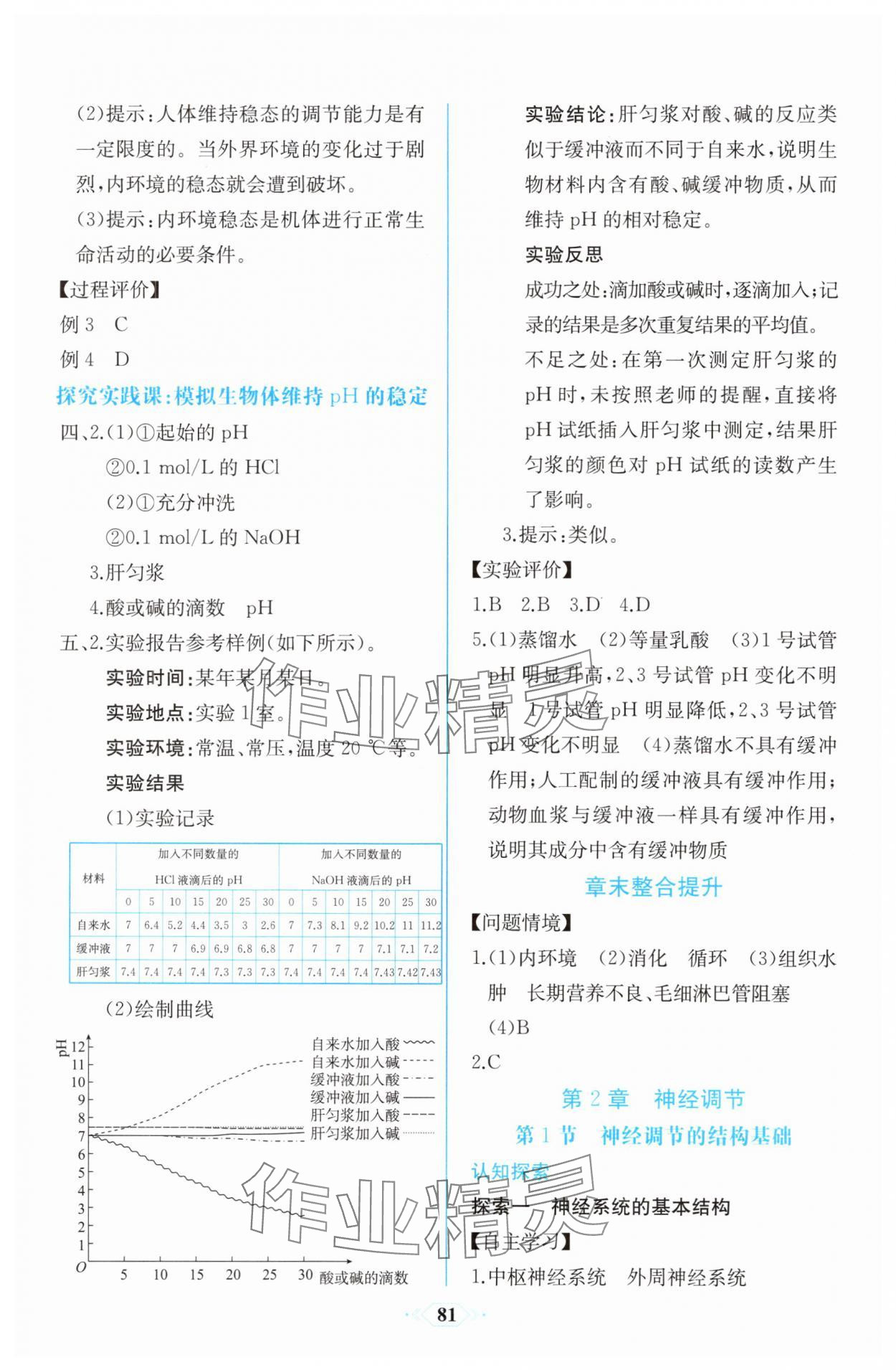 2025年课时练新课程学习评价方案高中生物选择性必修1人教版增强版&nbsp;第3页