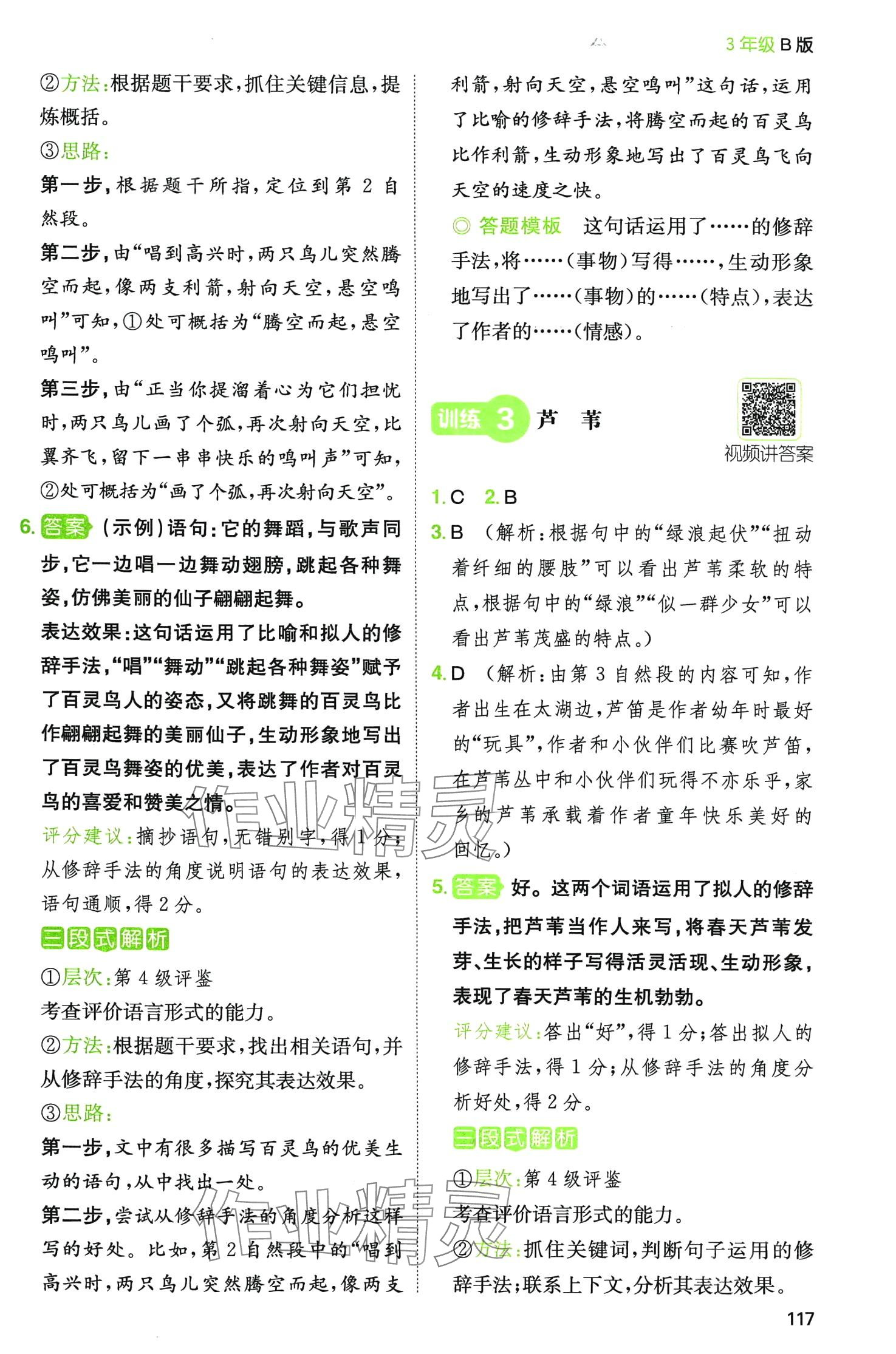2024年一本阅读能力训练100分三年级语文B福建专版 第2页