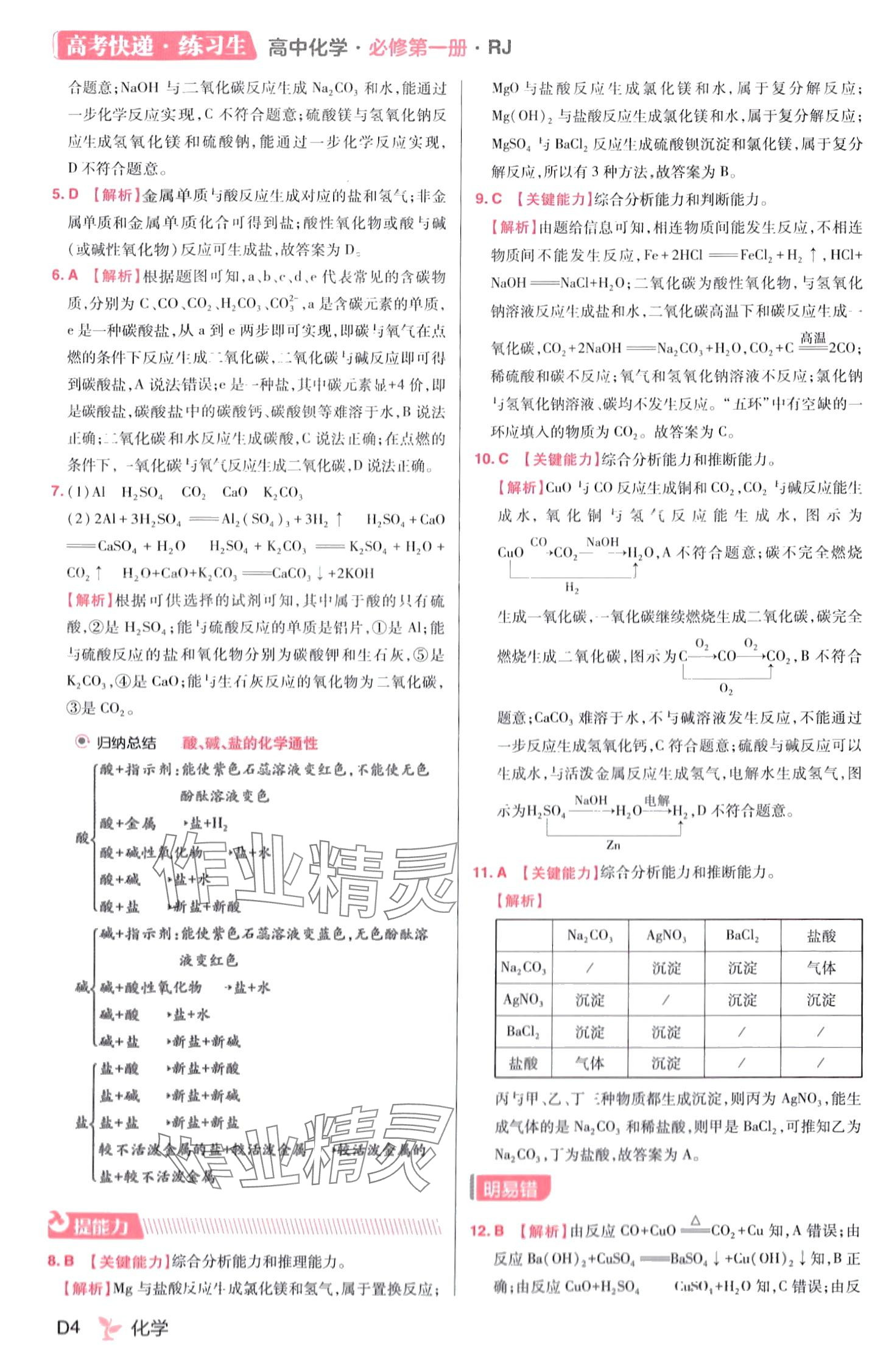 2024年練習(xí)生高中化學(xué)必修第一冊(cè)人教版 第6頁