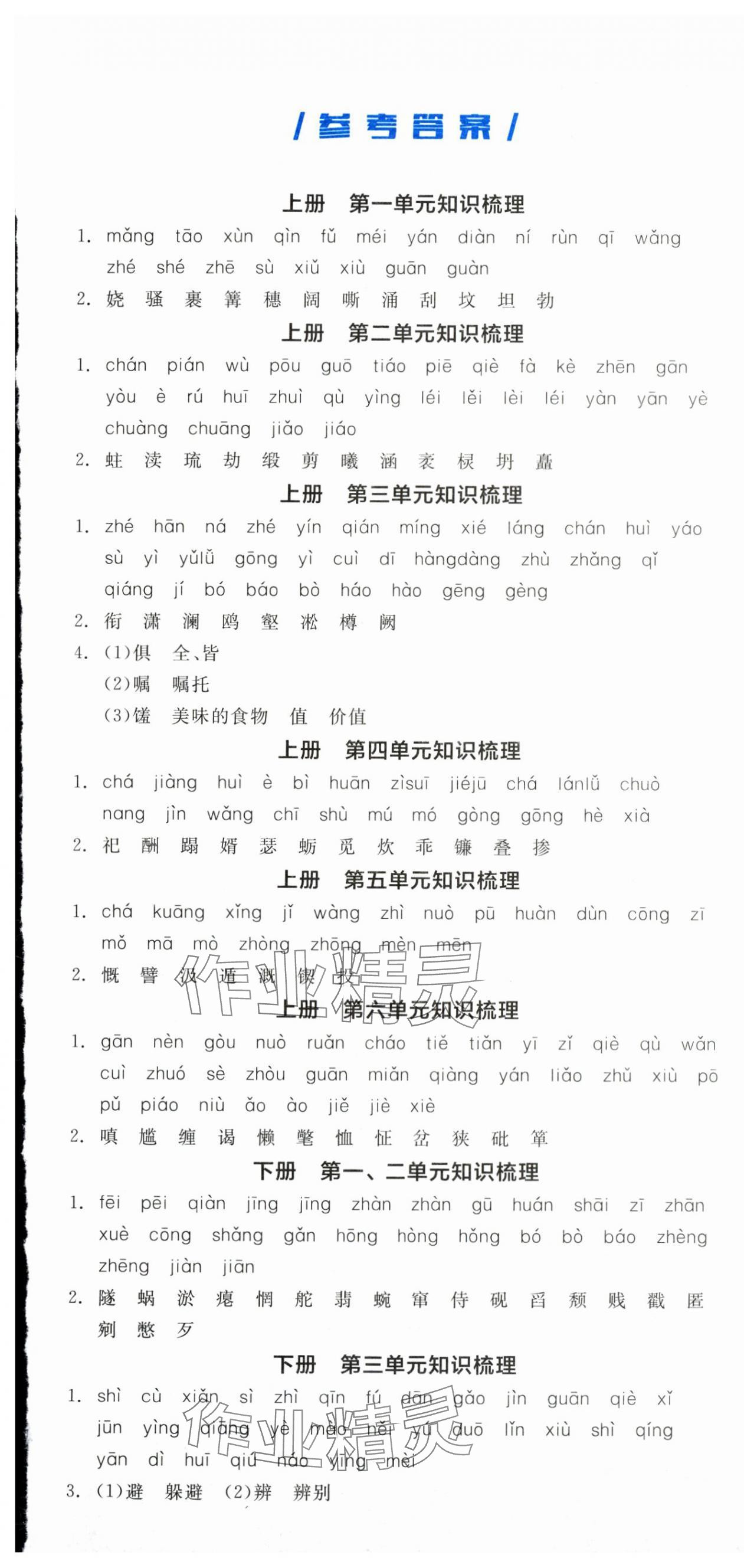 2025年全品小复习九年级语文全一册人教版新疆专版 第1页